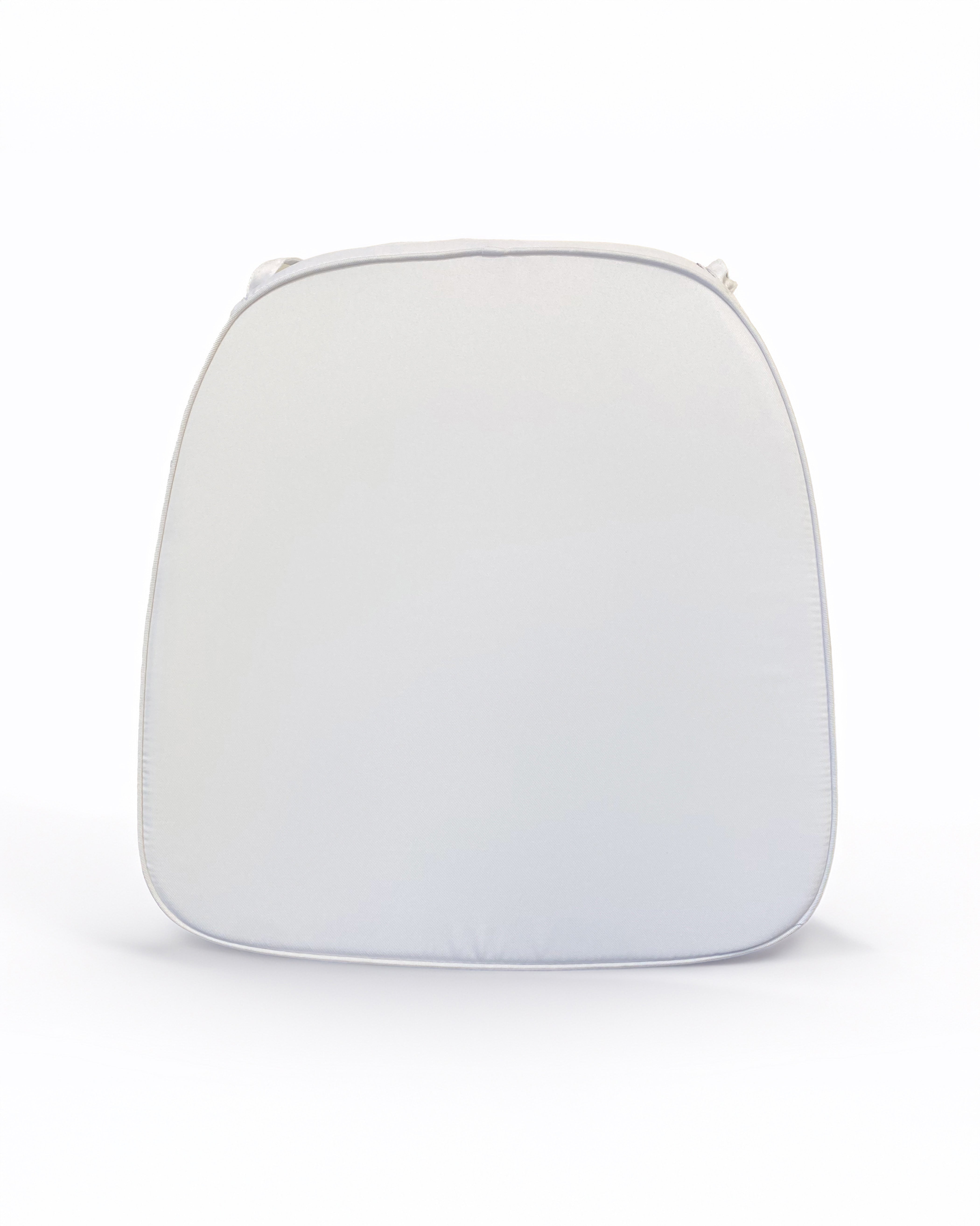 Soft White Chair Cushion For Chiavari With Ties