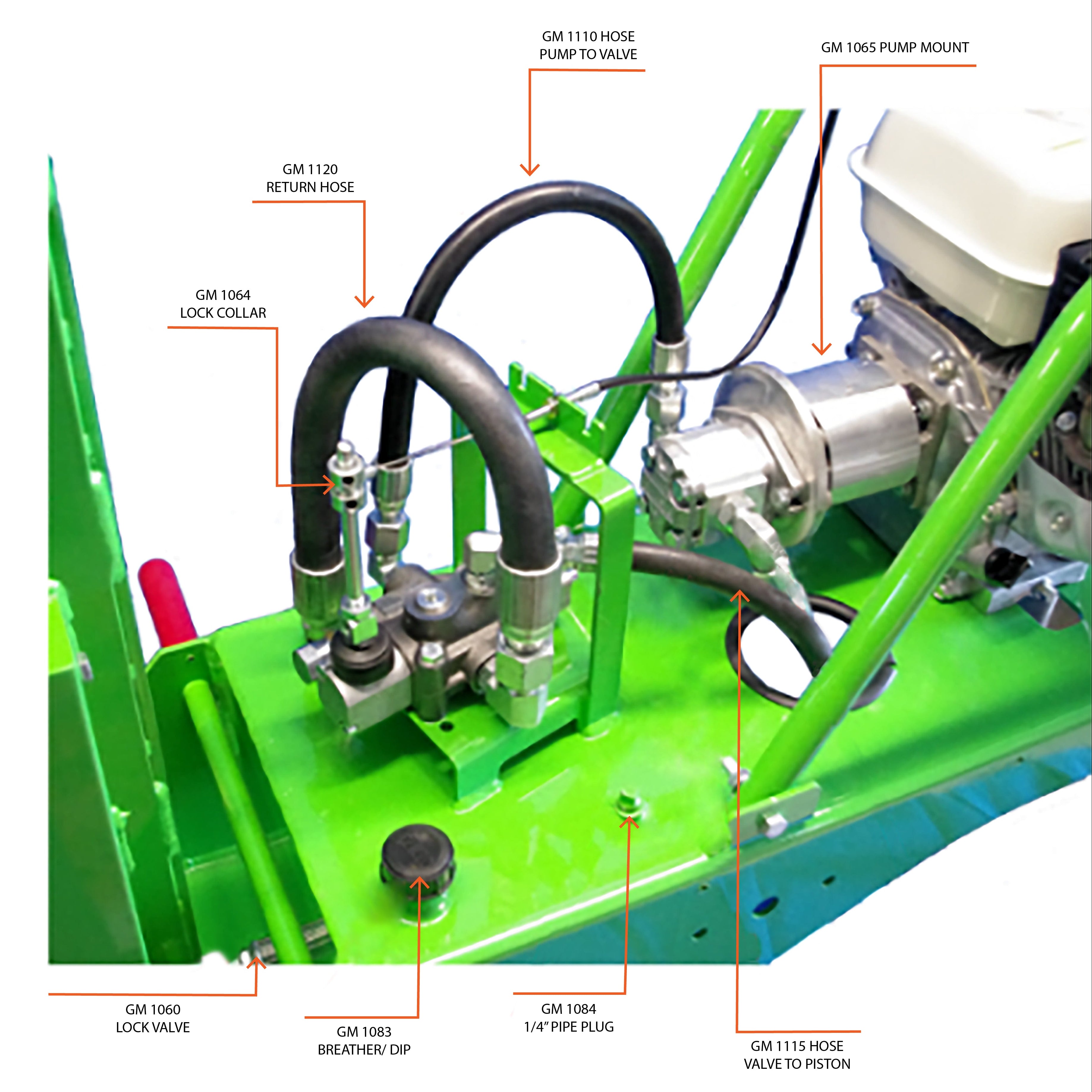Stake Puller Green Monster Hydraulic