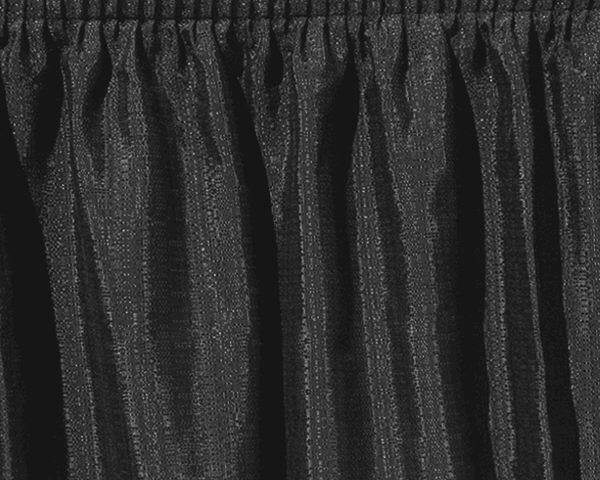 Drape, 3' High X 12' Long Banjo Black