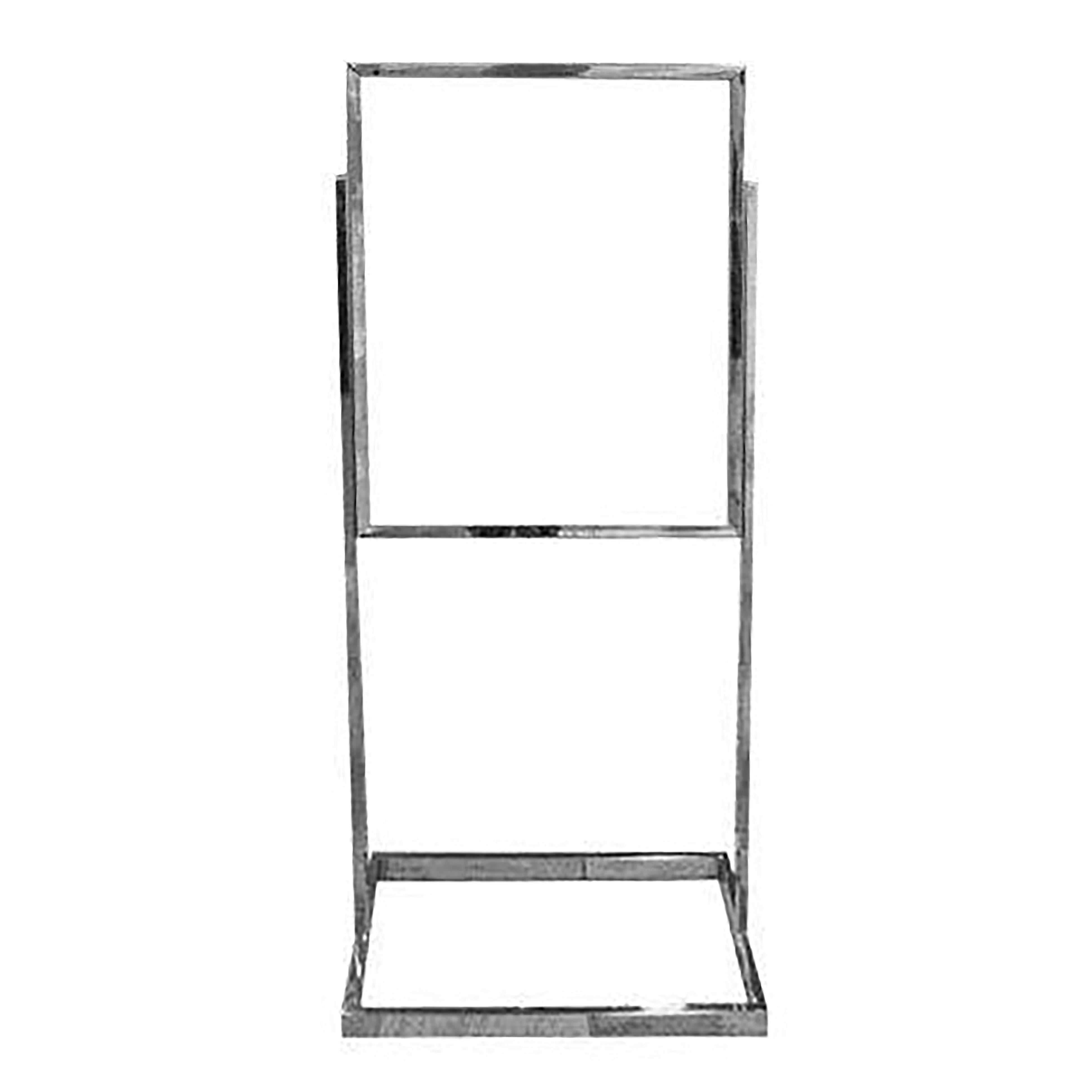 Signholder Chrome Freestanding 22" X 28"