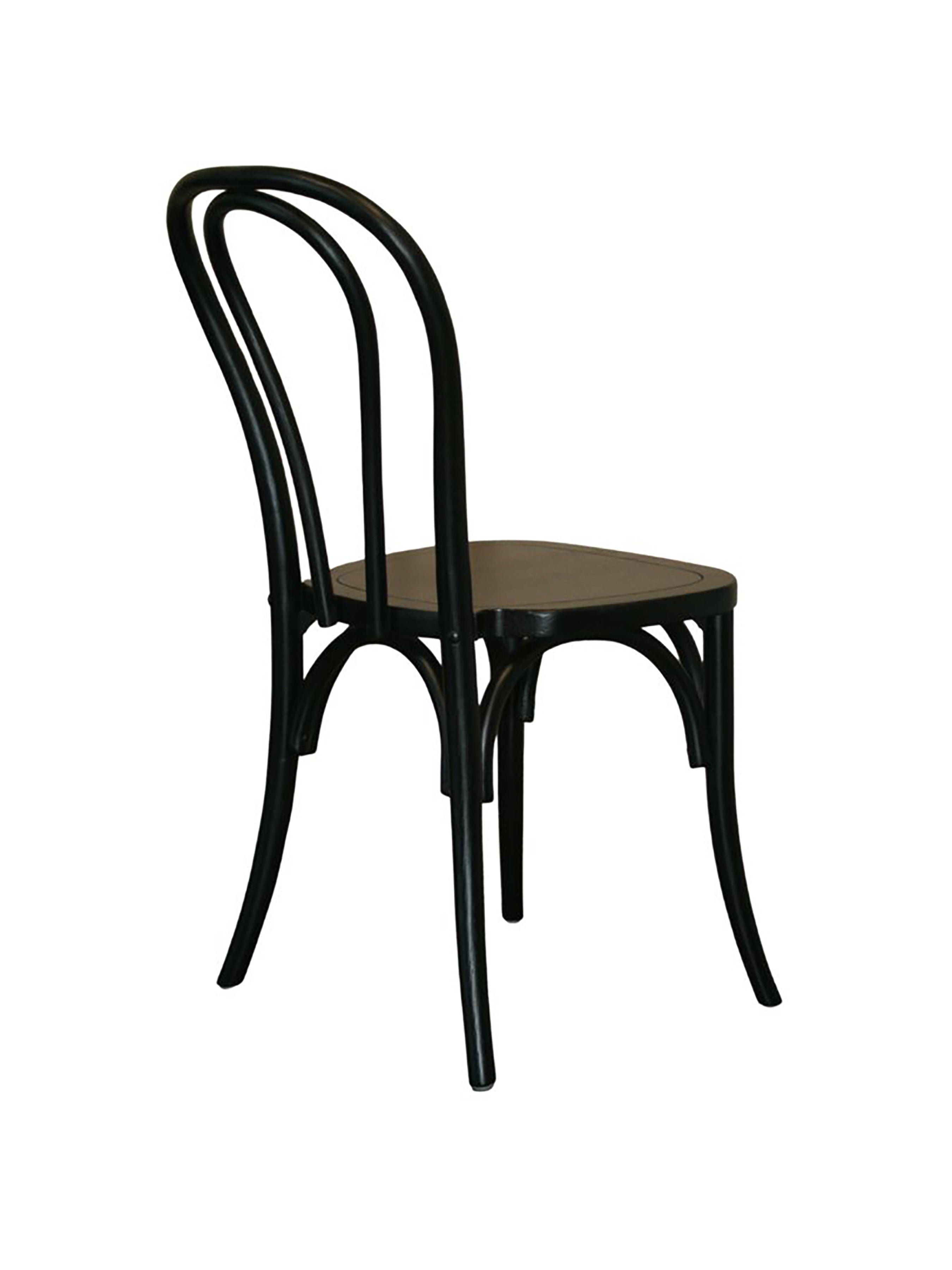 Chair, Bentwood Black Assembled