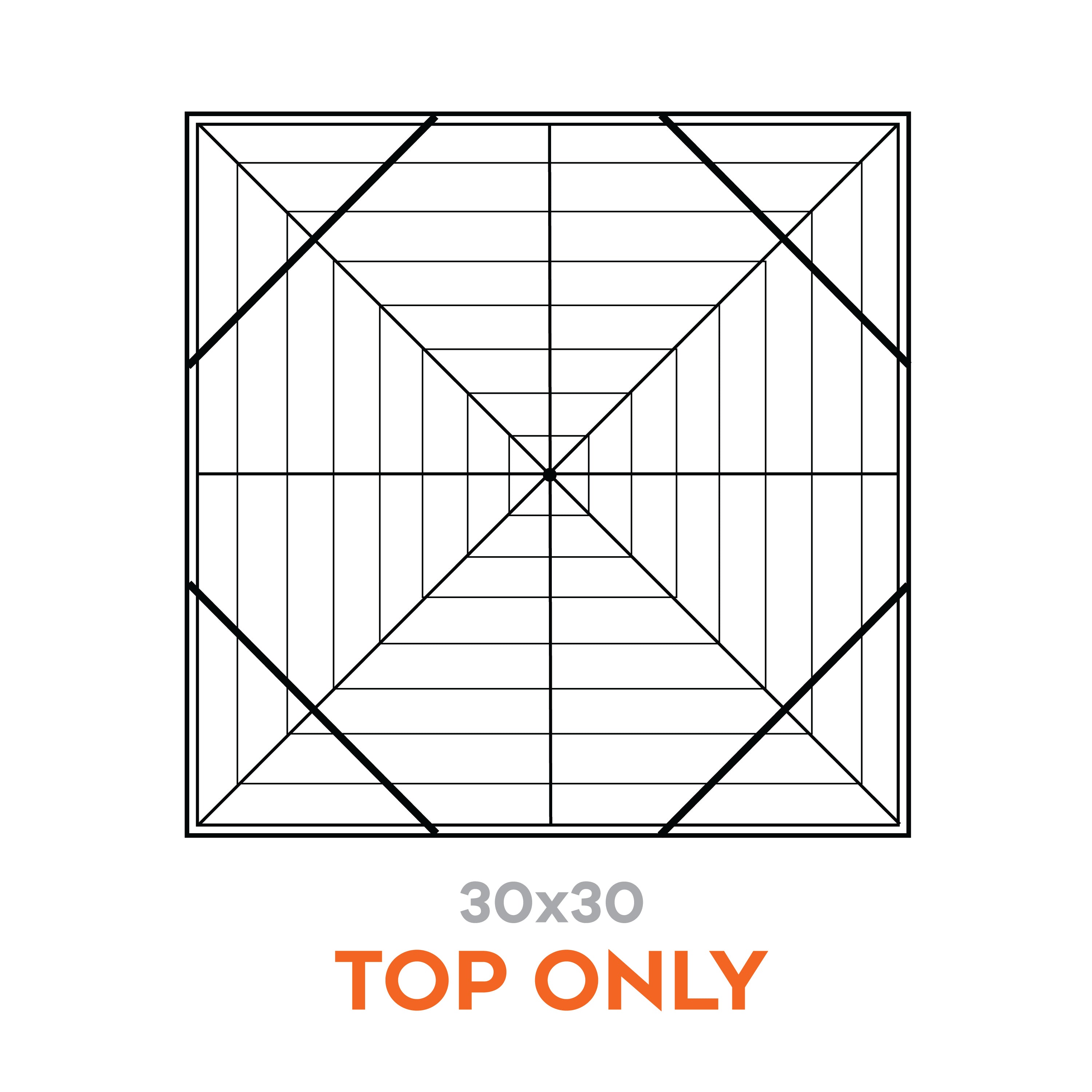 TOP, MARQUEE 30' X 30'