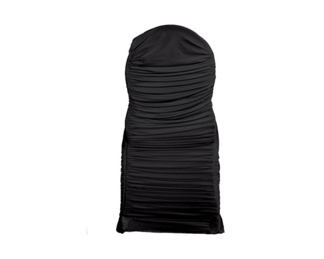 Black Swag Chair Cover for Banquet Chair