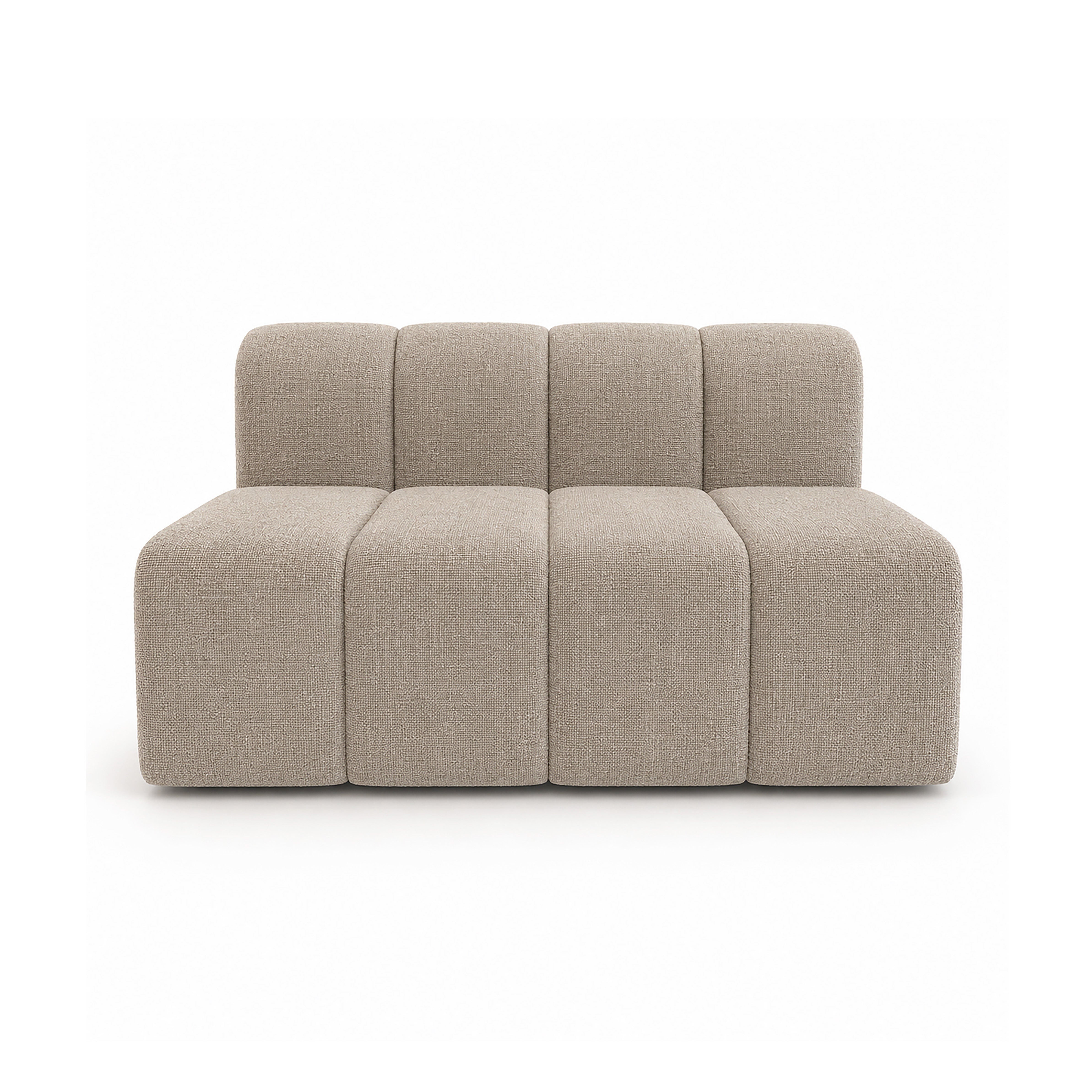 Zetel Rectangle Sofa Beige