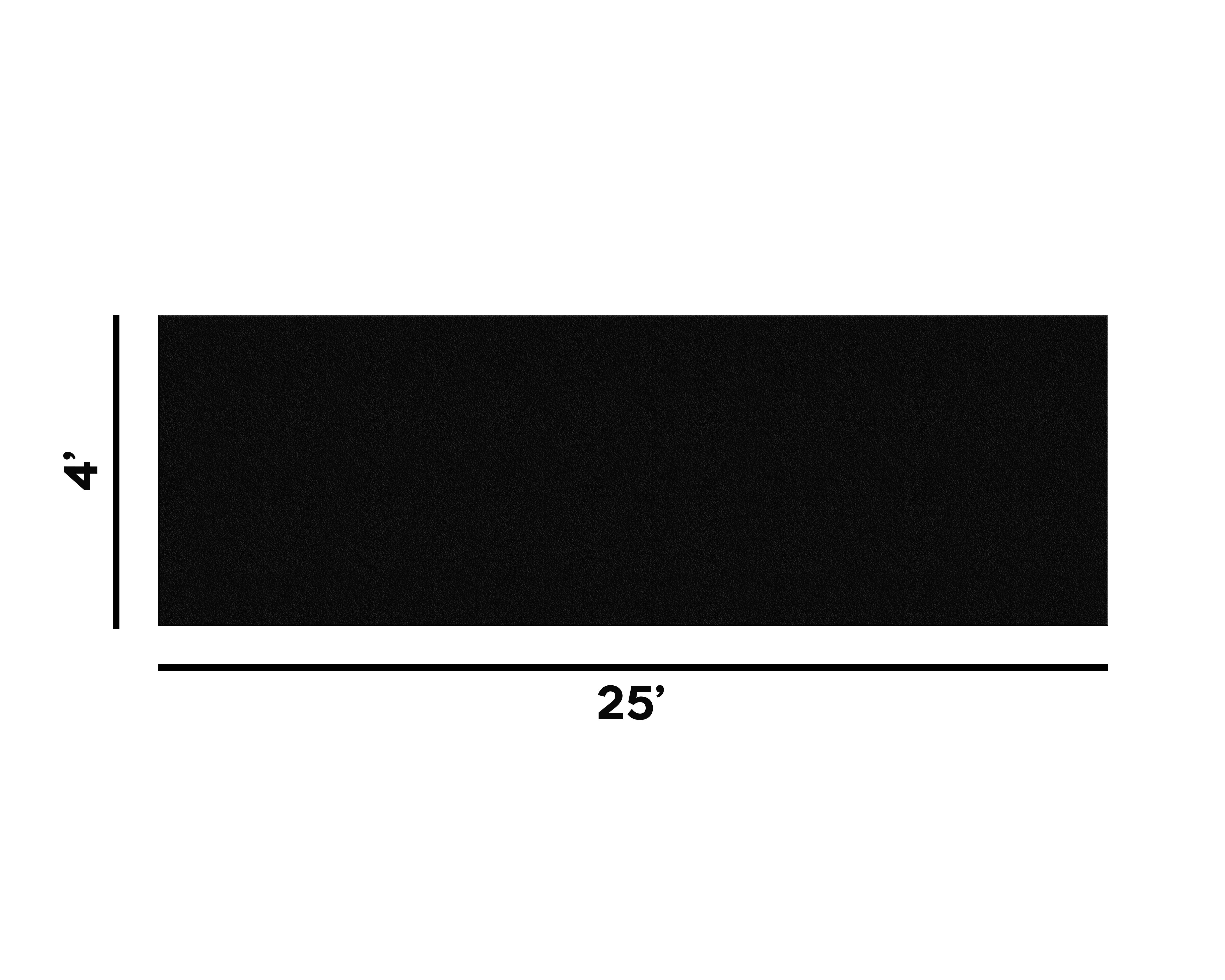 Carpet, Black 4' x 25'