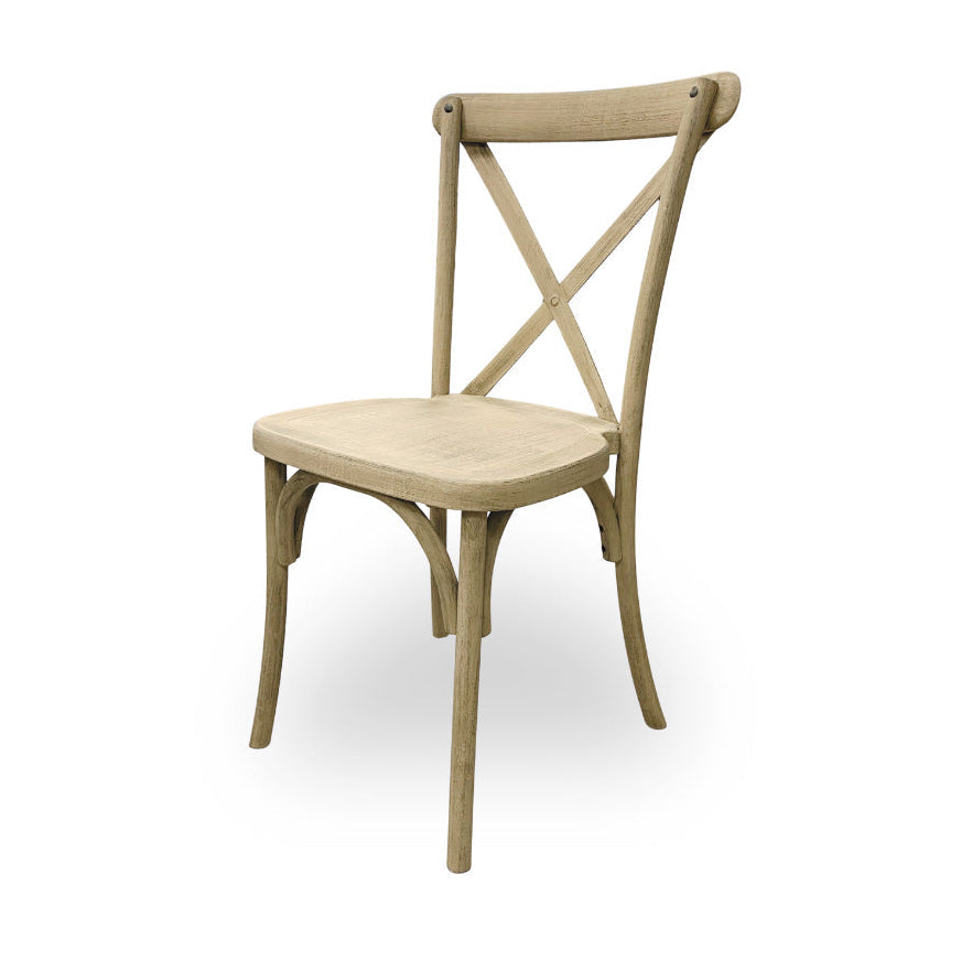 Chair, Crossback Blond Oak Resin