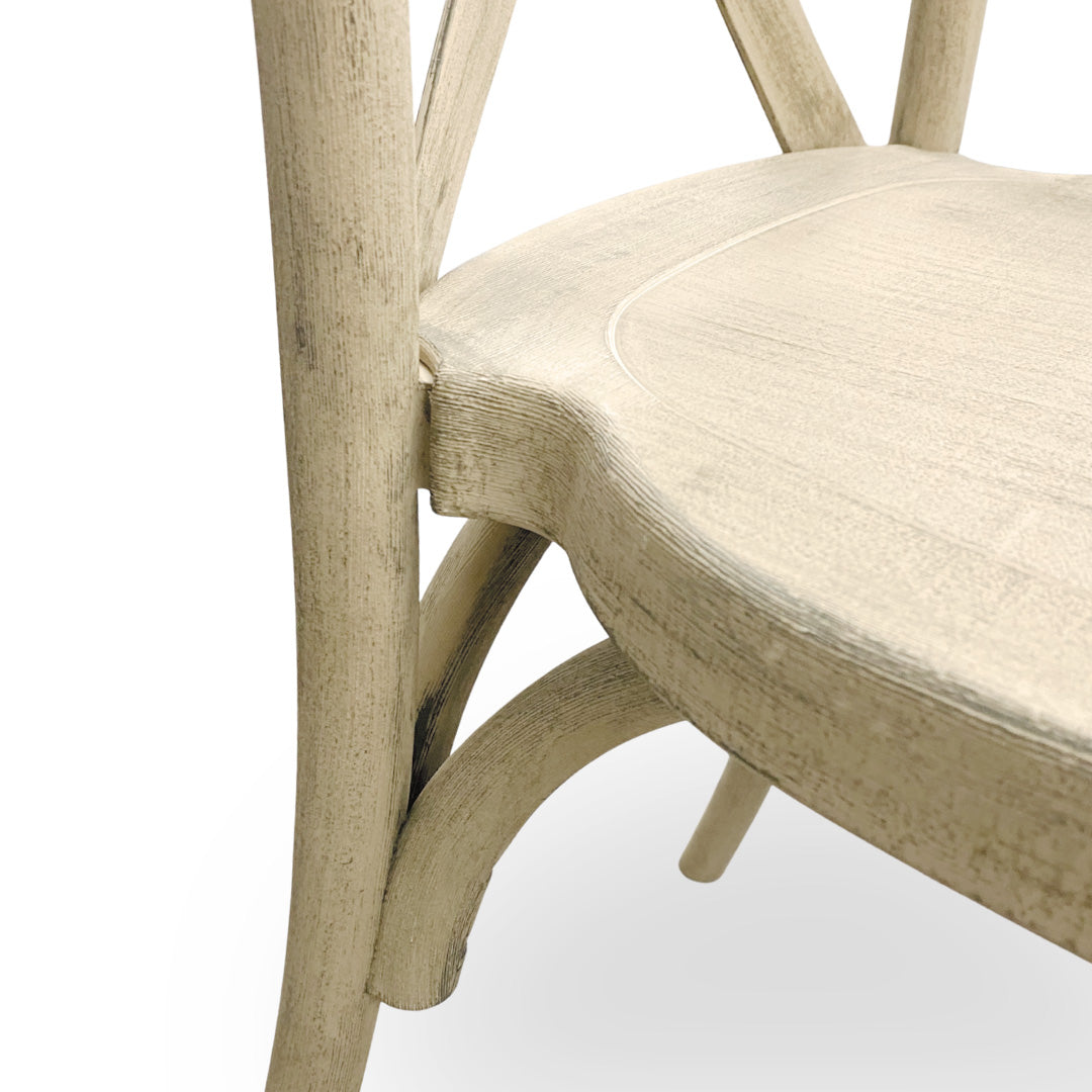 Chair, Crossback Blond Oak Resin