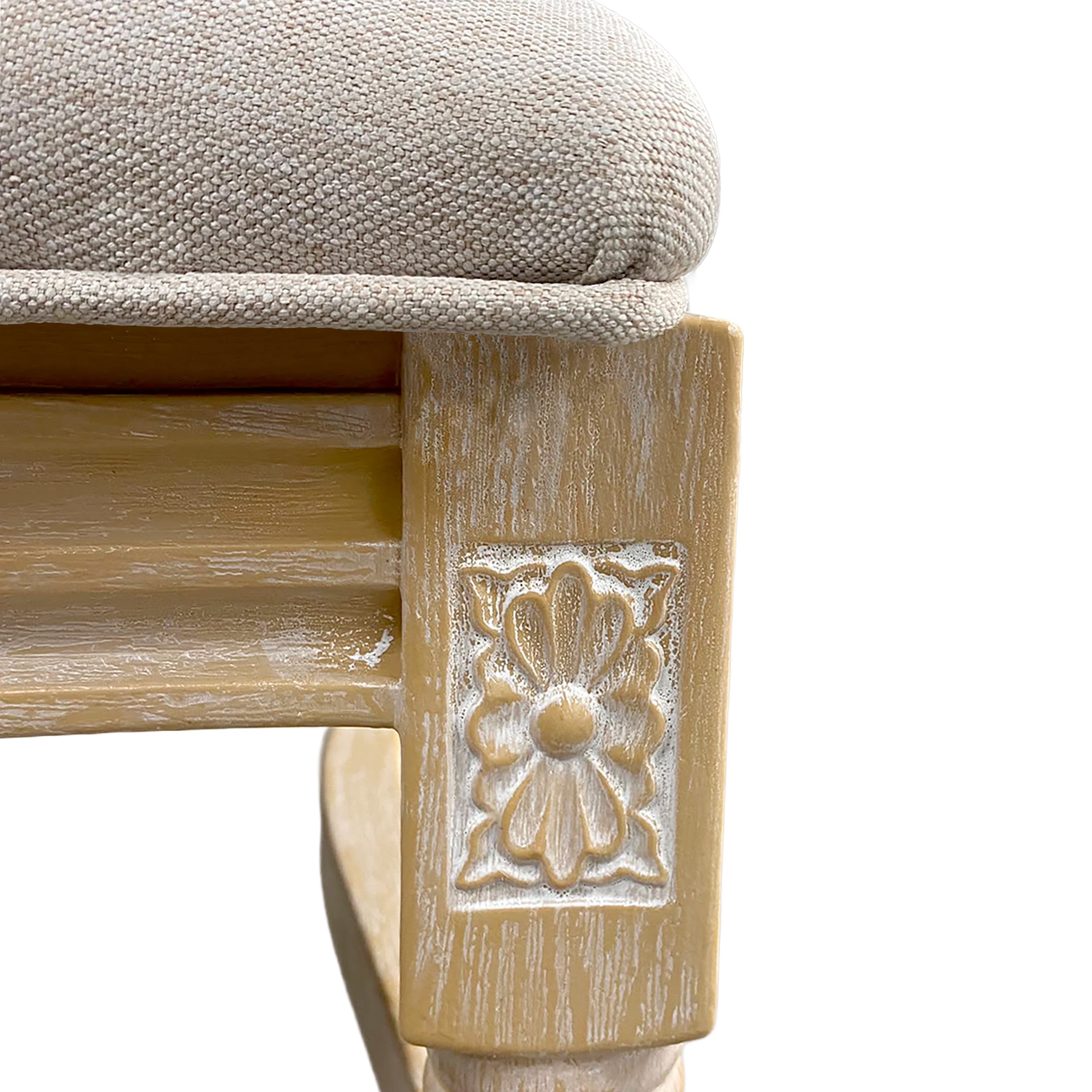 Chair, Franklin Resin Natural Whitewash Wood Look