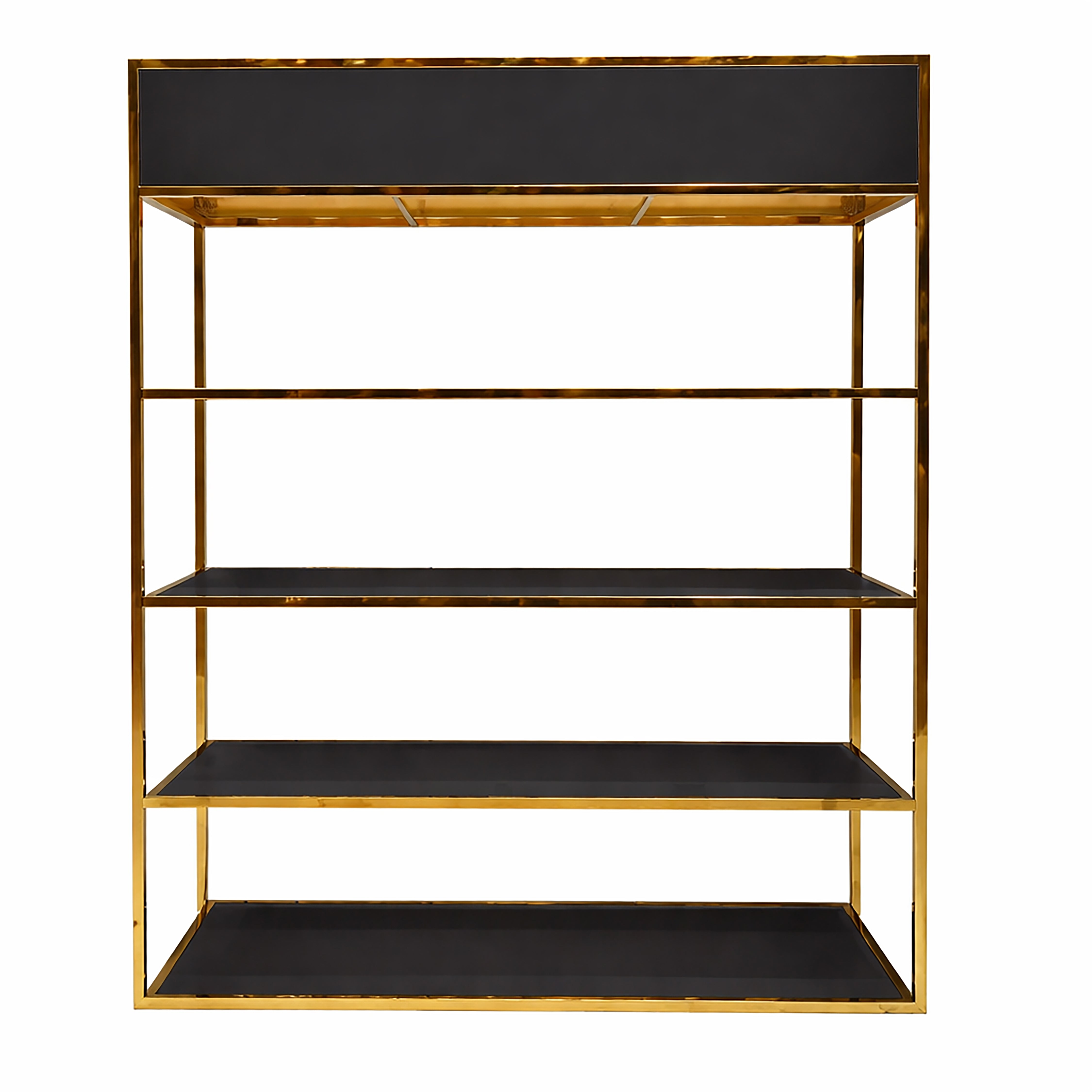 Black Acrylic For Fenix Rectangle Shelf 84" H