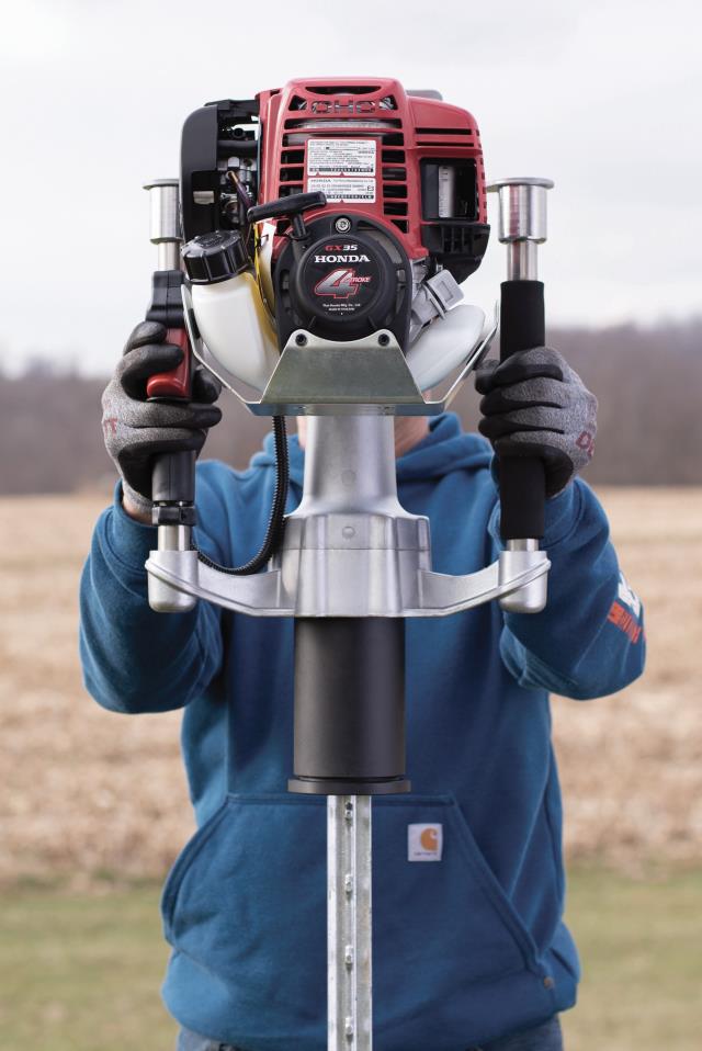 Titan Stake Driver Honda Powered PGD3200X Tents - Titan Post Drivers