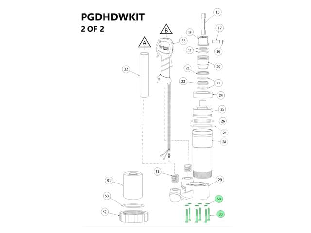 Hardware Kit Contractor/X Series Tents - Titan Post Drivers