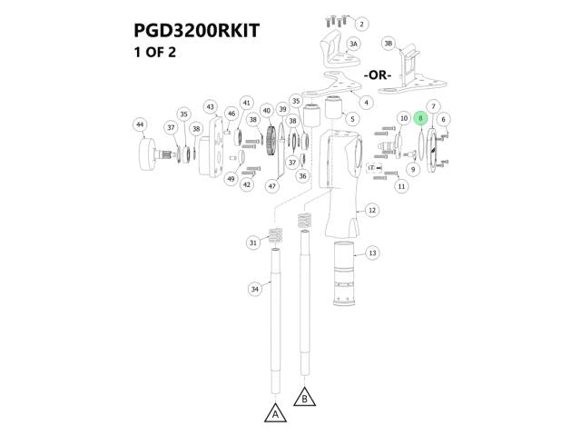 O-Ring Rebuild Kit 3200/3200X Tents - Titan Post Drivers