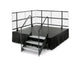 Stage Stairs 32"- 40" 4 Step Fixed