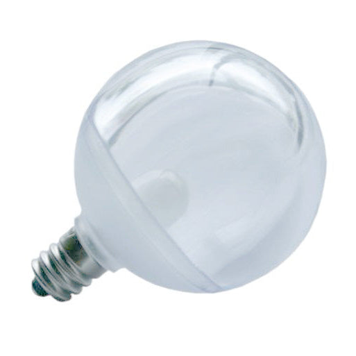 Bulb, Cafe 50mm 1W LED Clear Polycarbonate Case Of 25