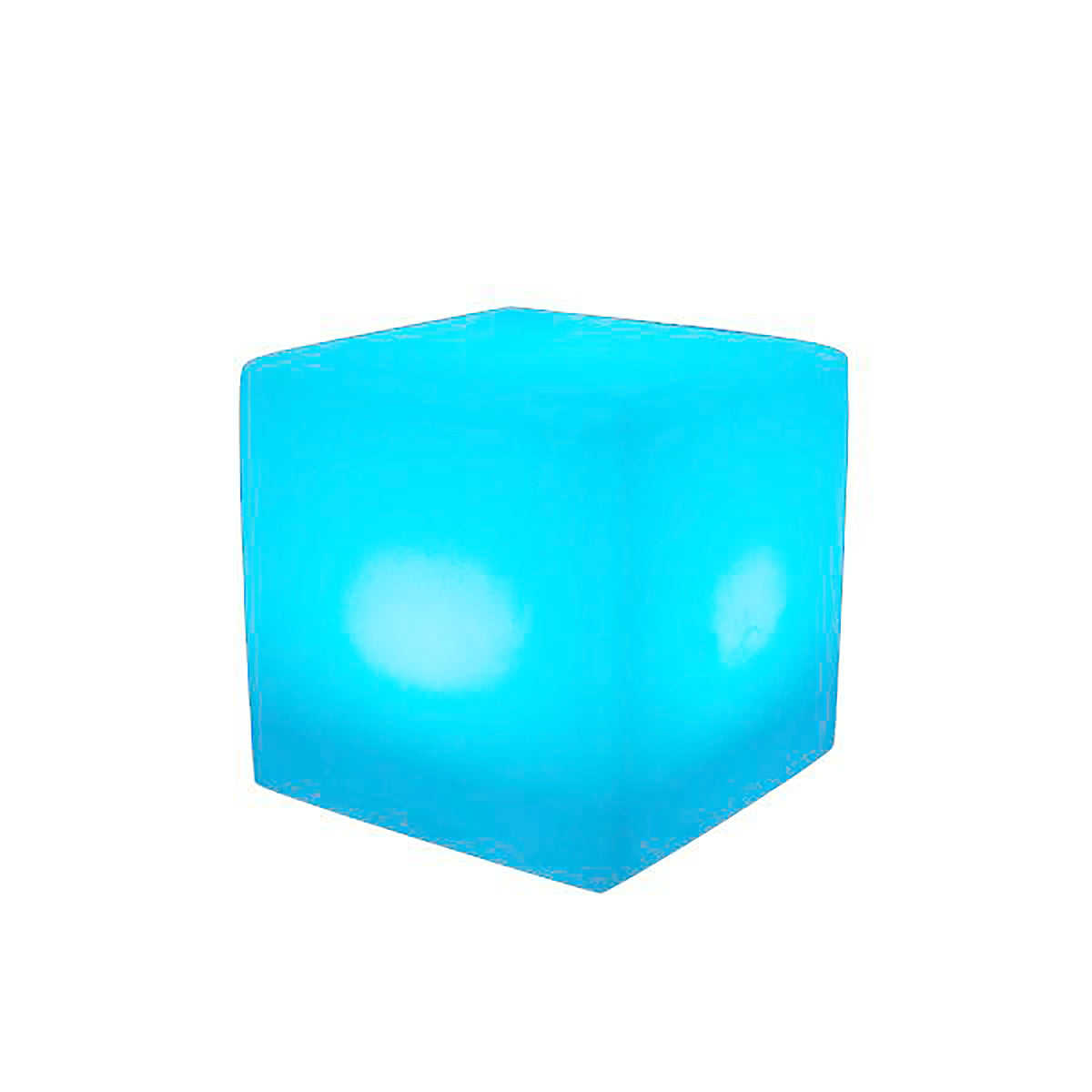 Cube, LED Lit Polyethylene