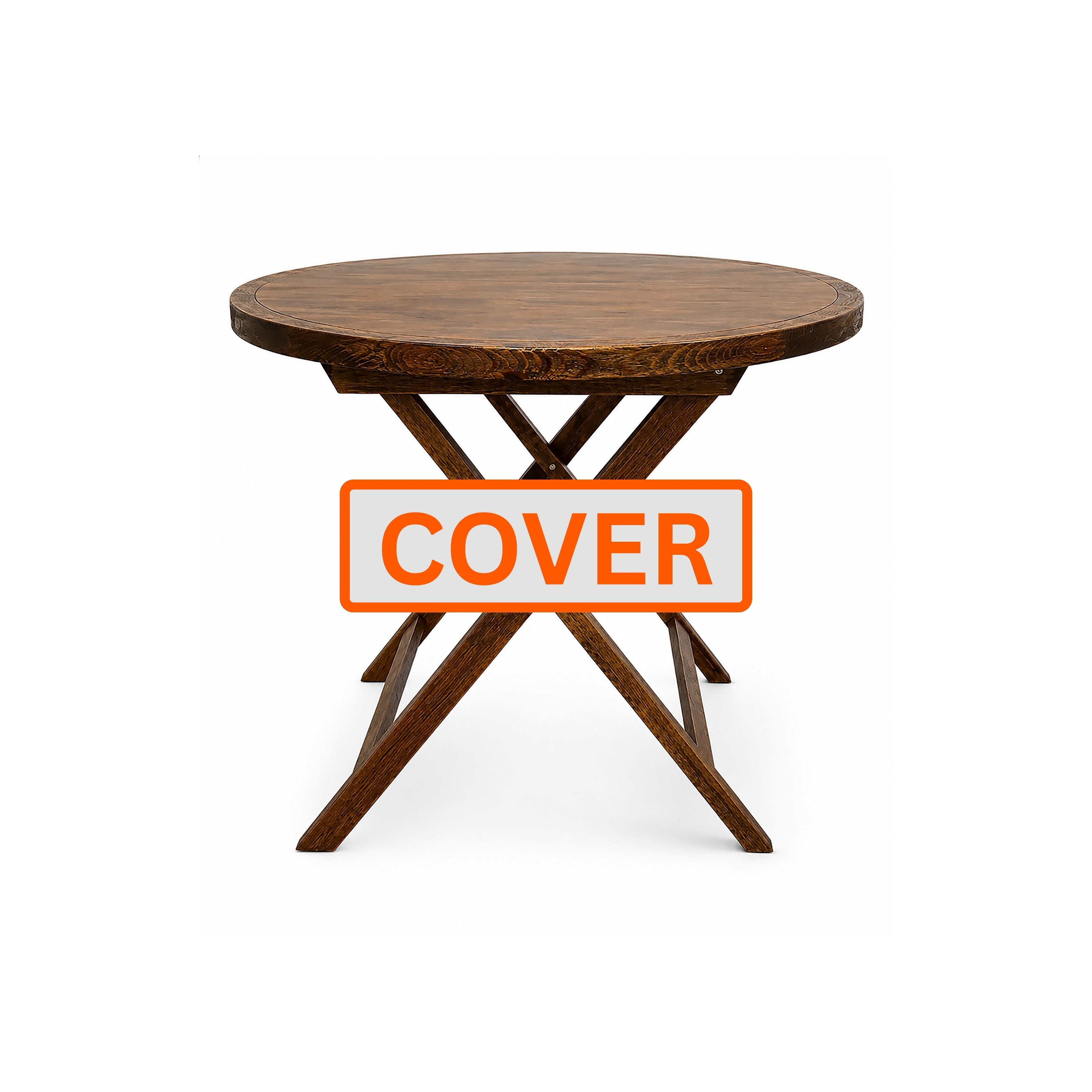 Cover, 36" Round x 30" High Folding Farm Antique