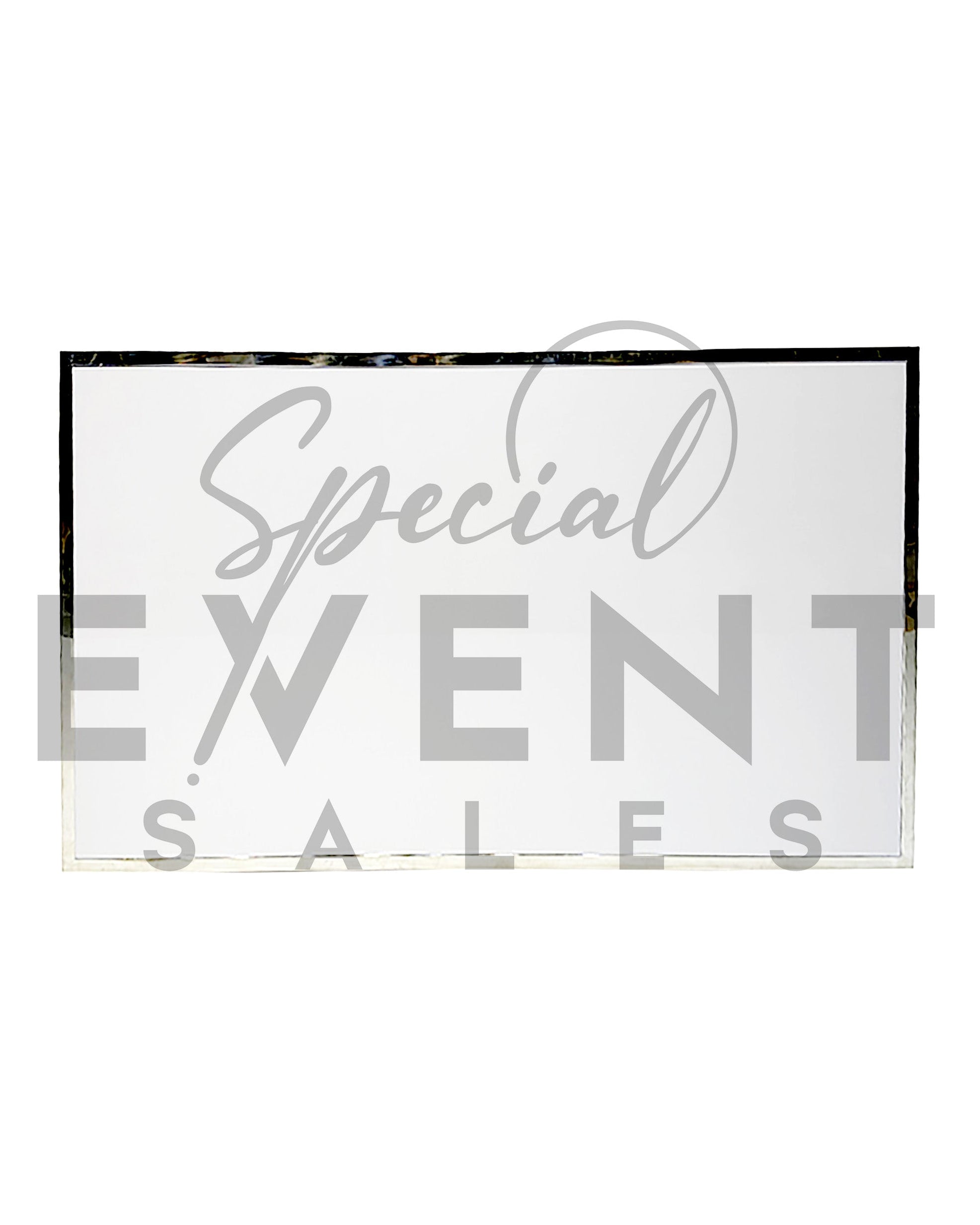 Portable white acrylic bar with silver chrome.