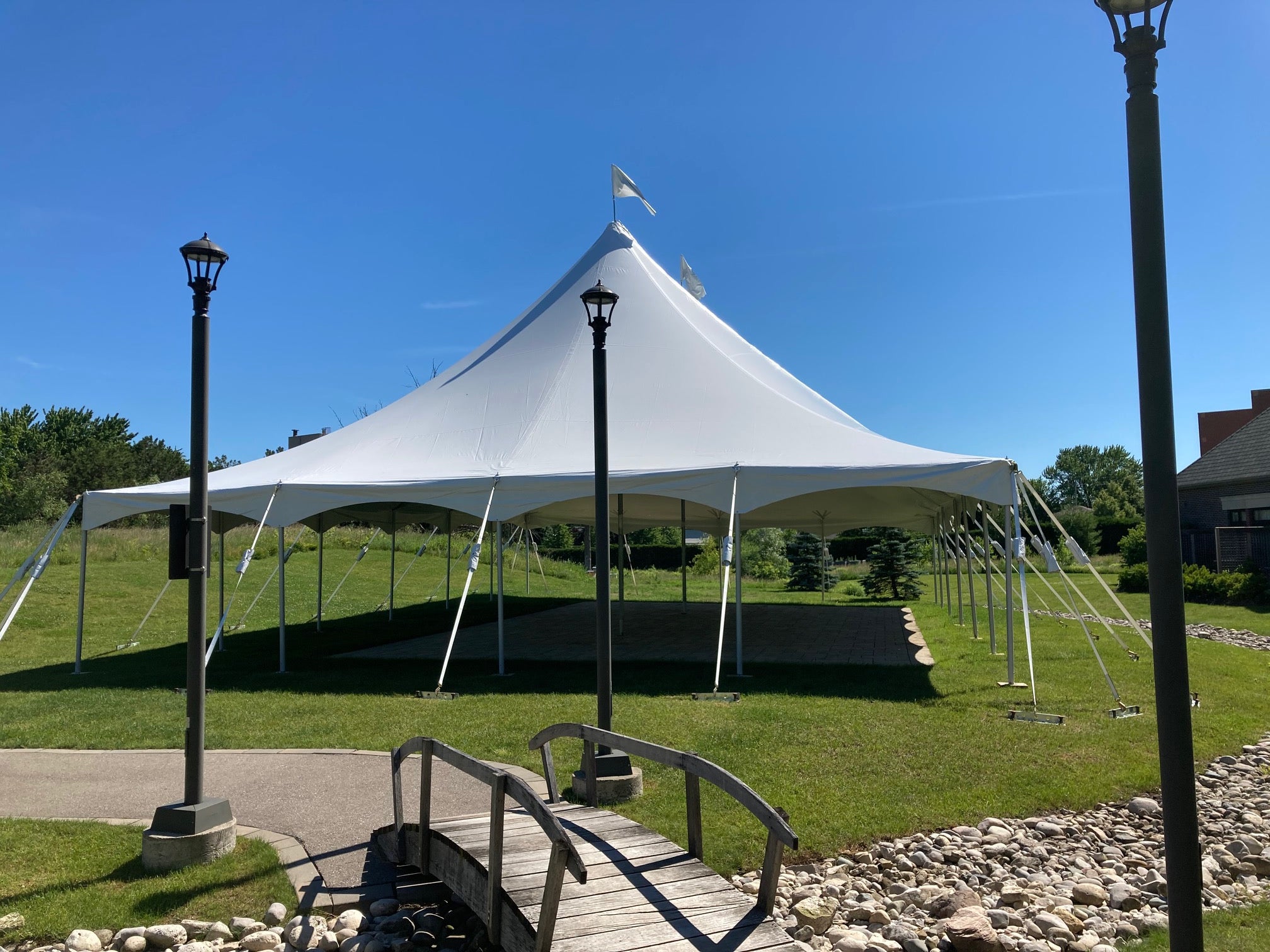 Pole Tent 40' x 60' White