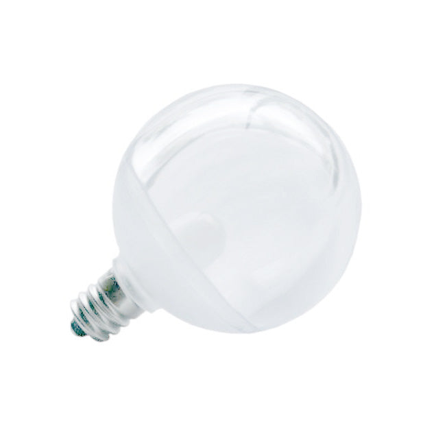 Bulb, Cafe 50mm 1W LED Clear Polycarbonate Case Of 25
