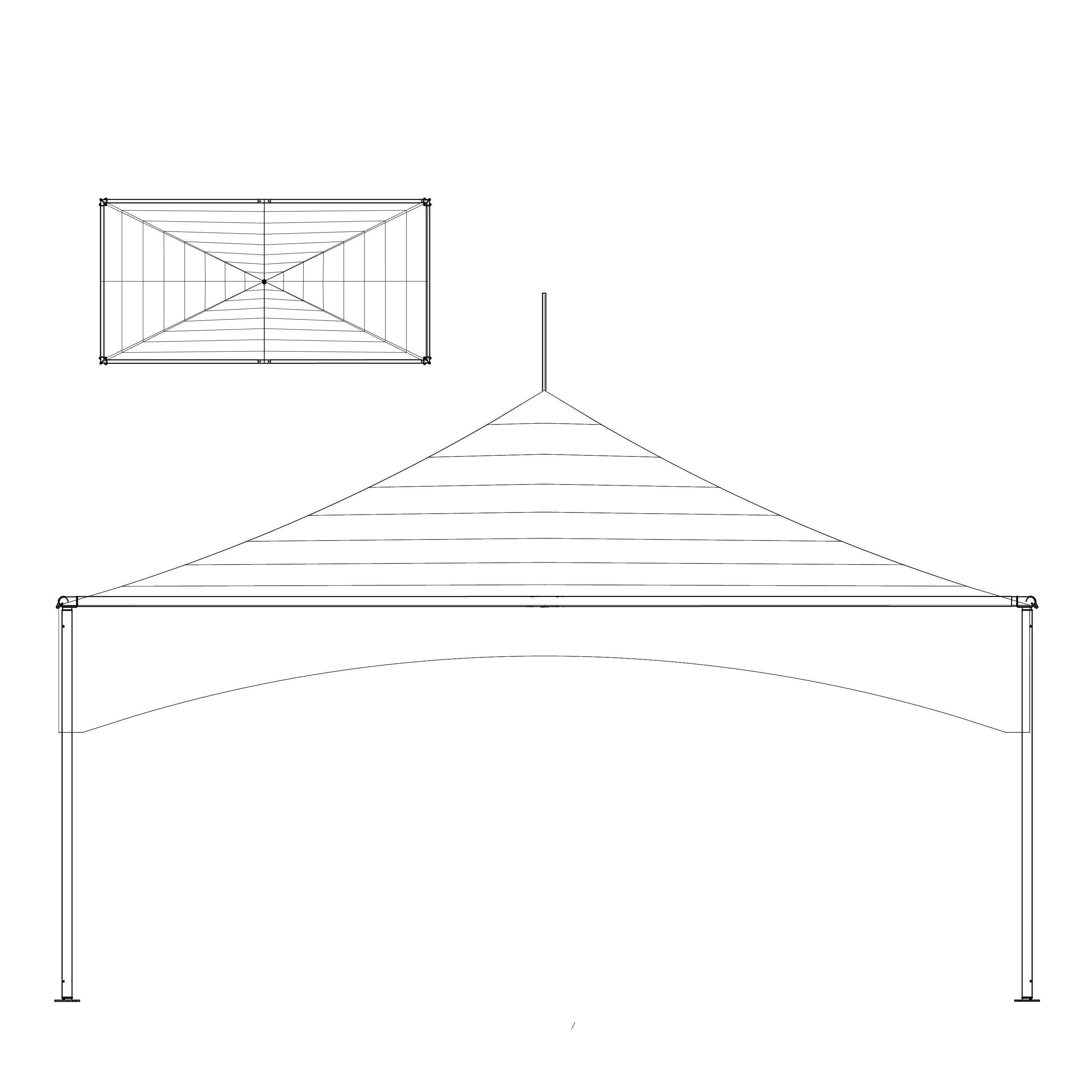 Marquee Tent, 10' x 20' Value Series