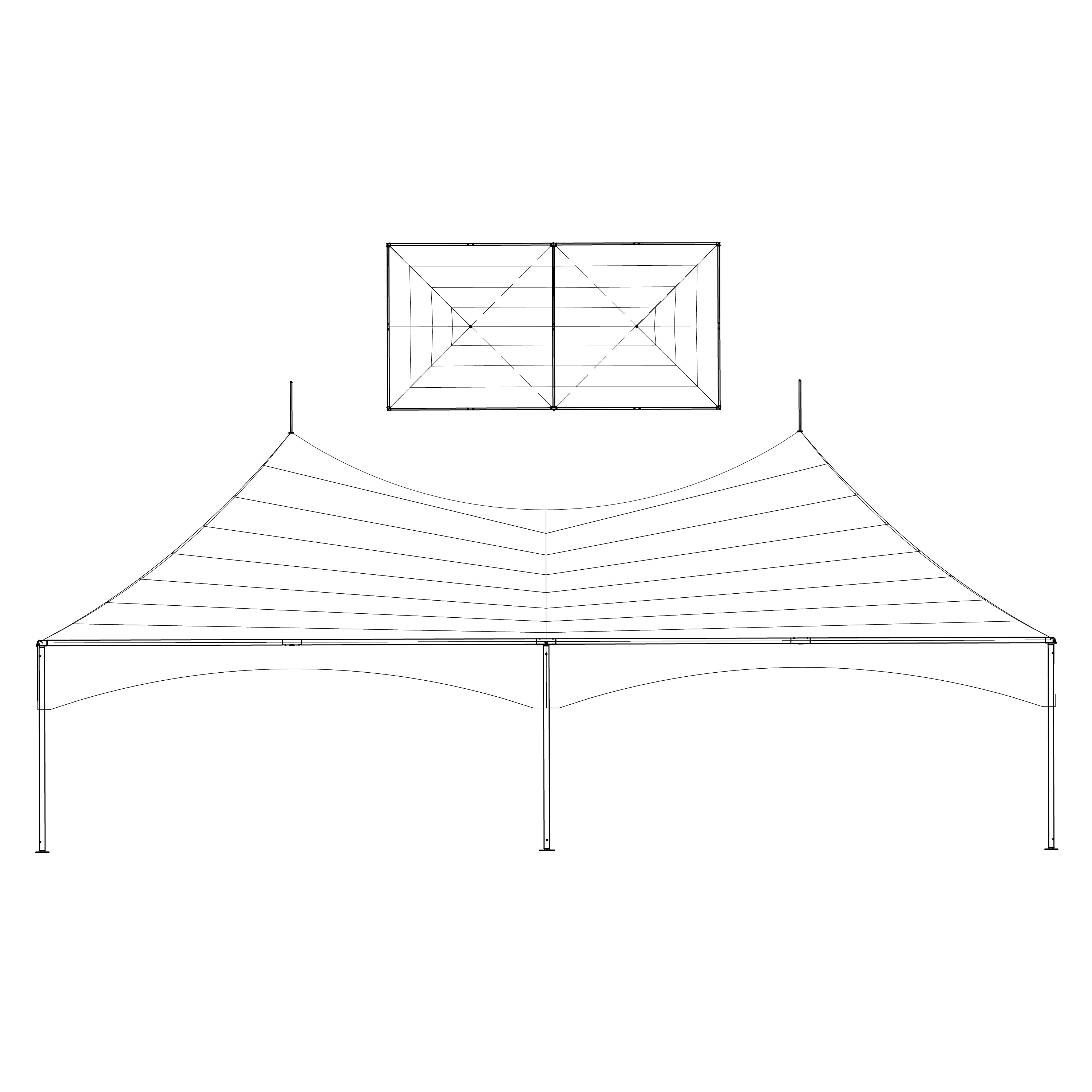 Marquee Tent, 20' x 40' Value Series