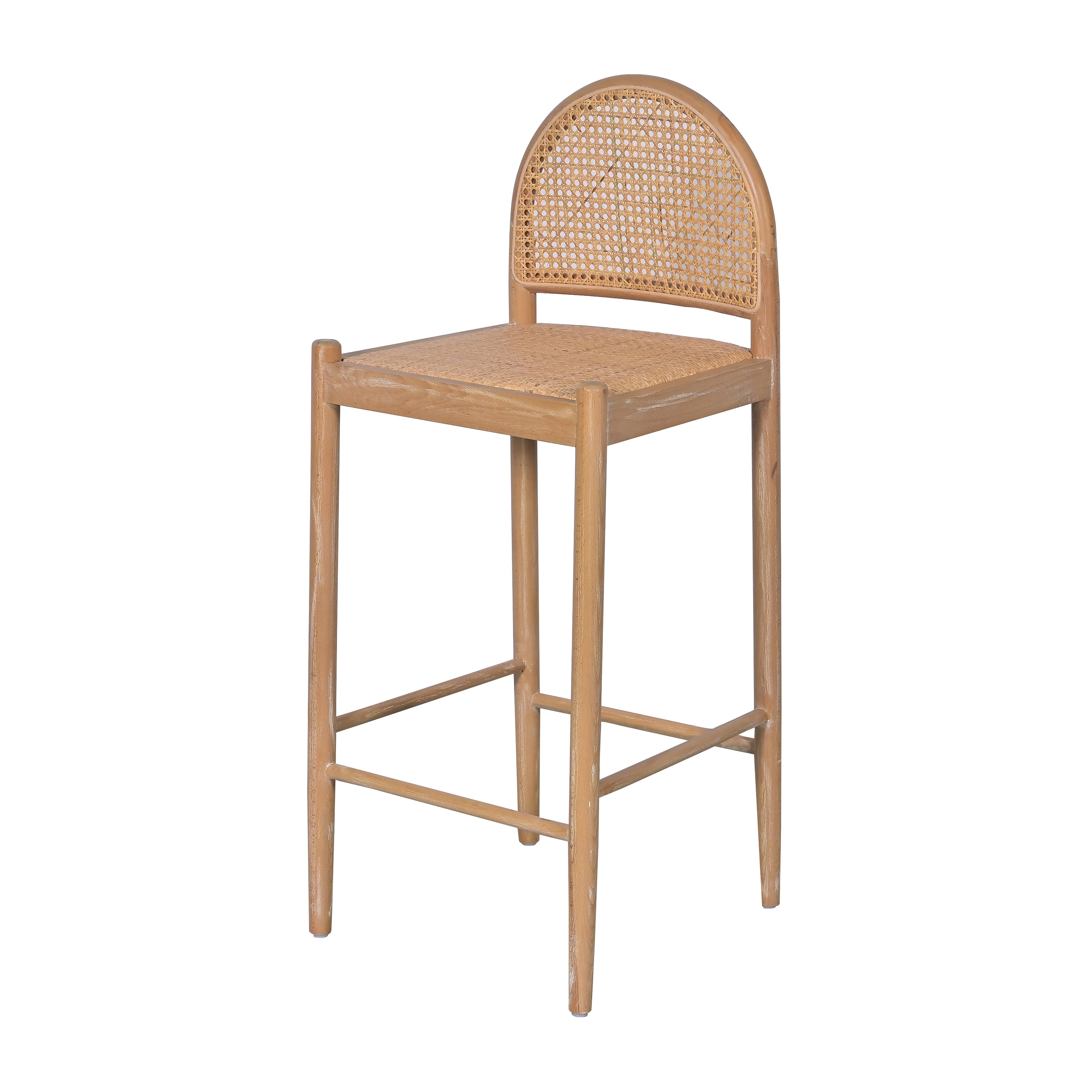 RATTAN WOOD SANTORINI BAR STOOL