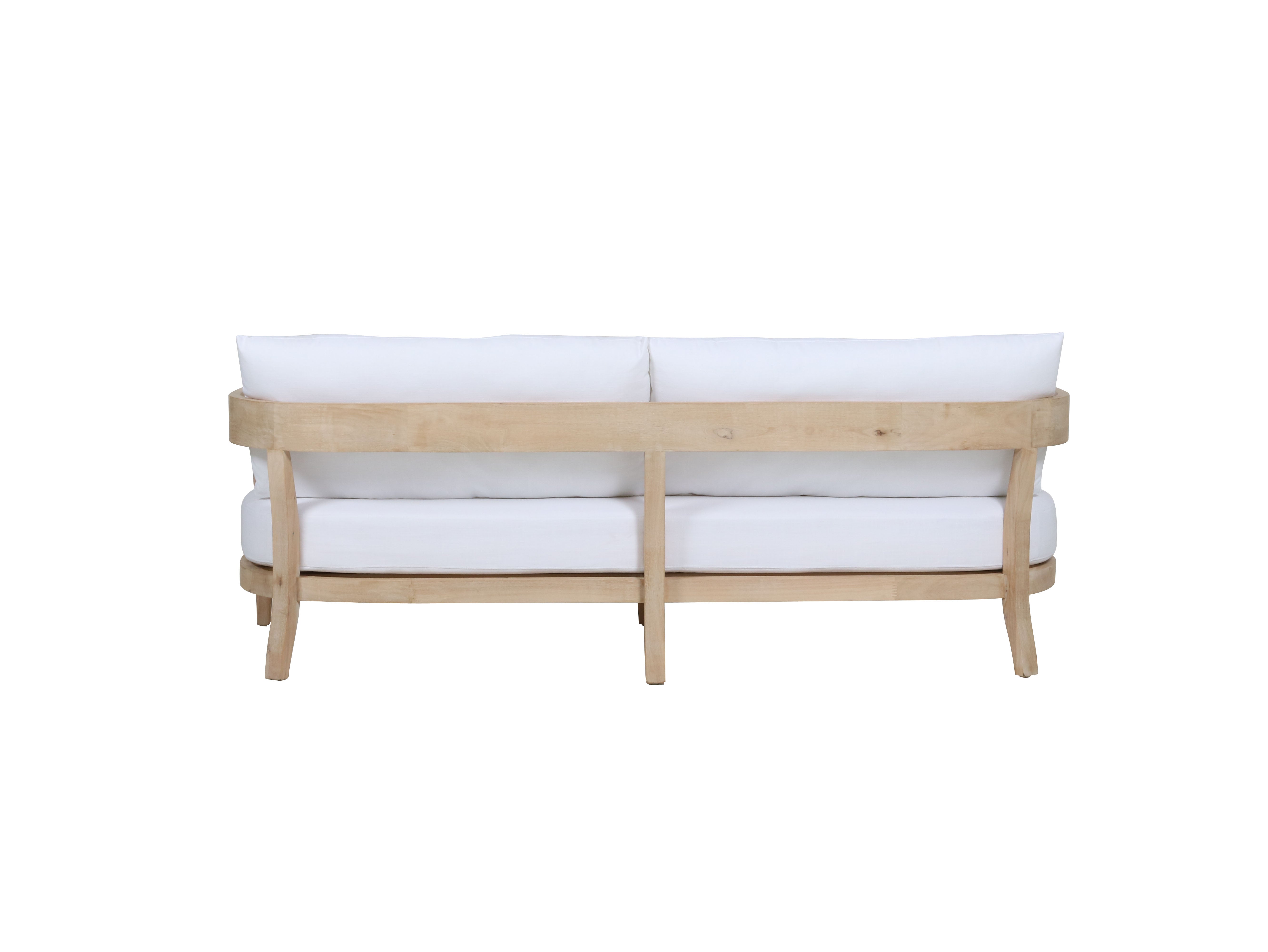 Balmain Lounge Sofa, White Linen
