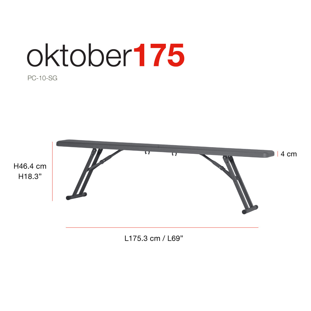 Bench, Oktober175 (12" x 69") New Classic