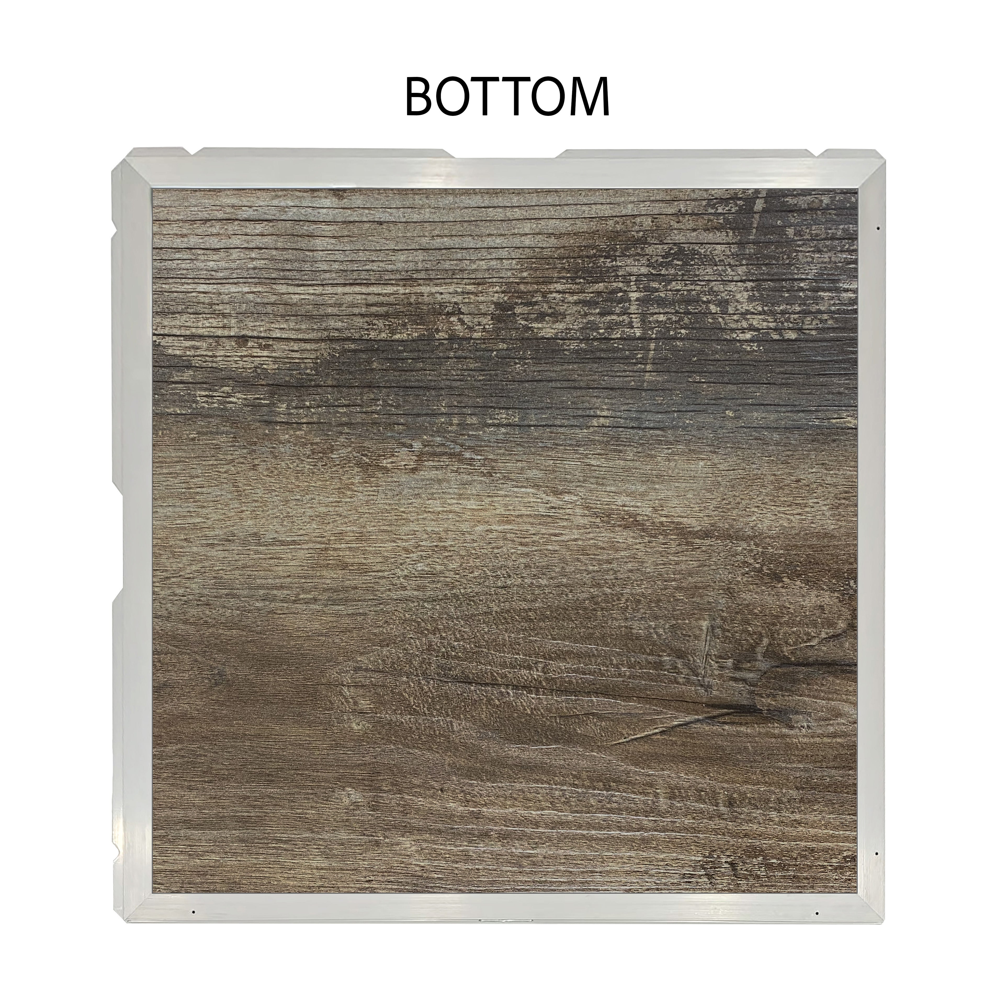 Rustic Oak DancePro event dance floor panel/ tile. Bottom View