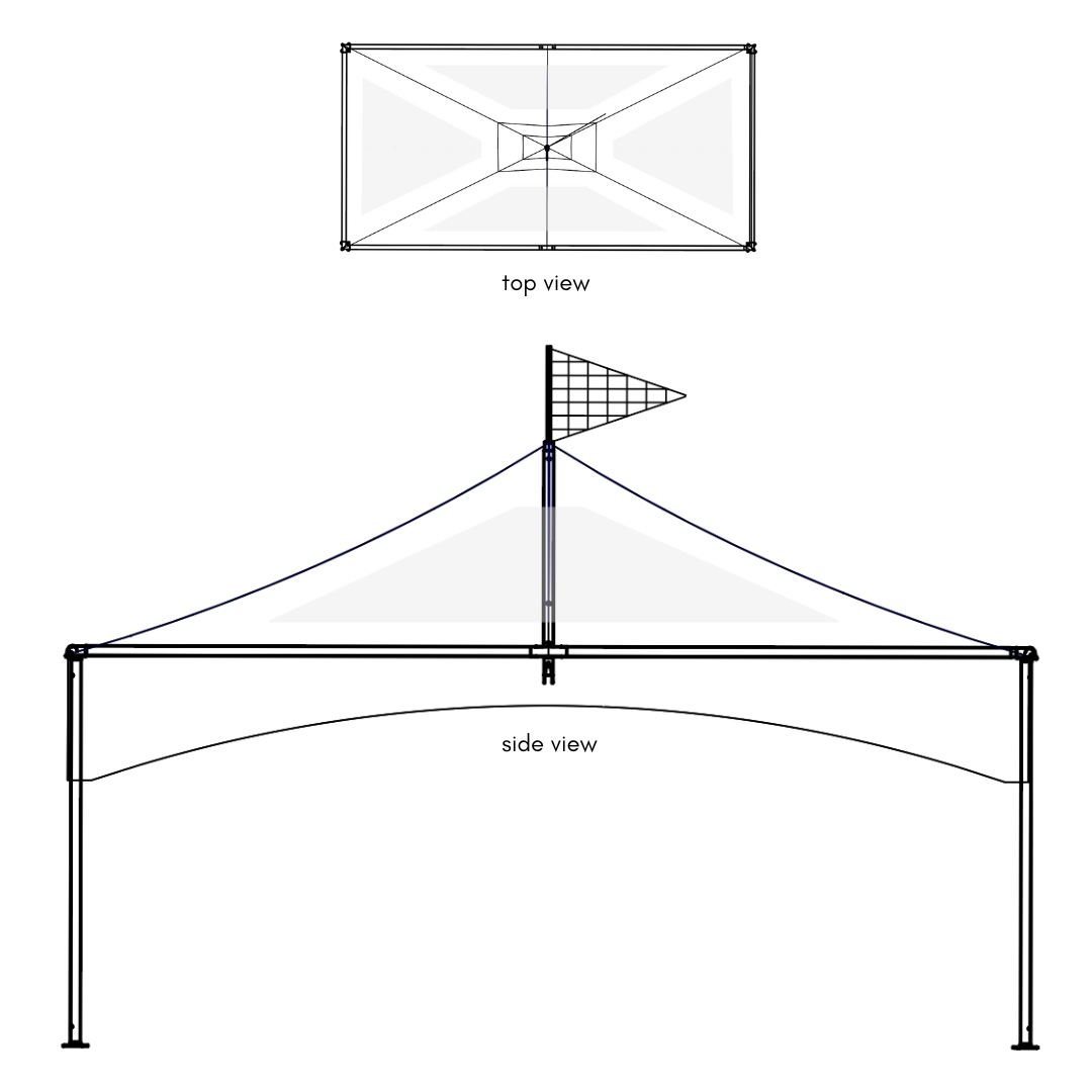 Marquee Tent, 10' x 20' Clear