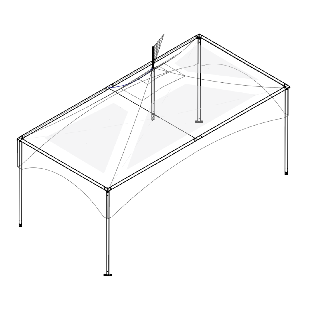 Marquee Tent, 10' x 20' Clear