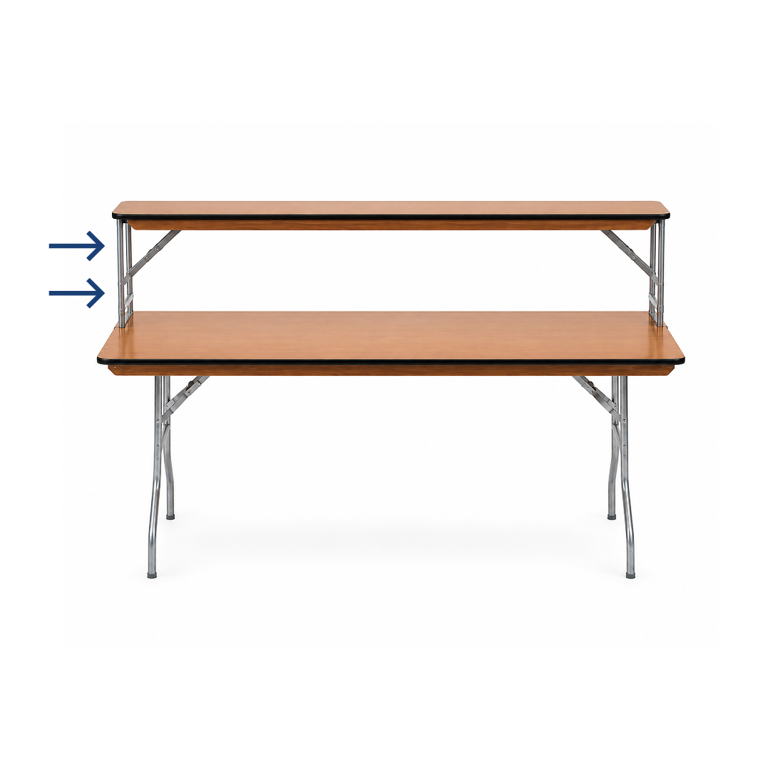 Table, 12" x 72" Birch Plywood Bar Top