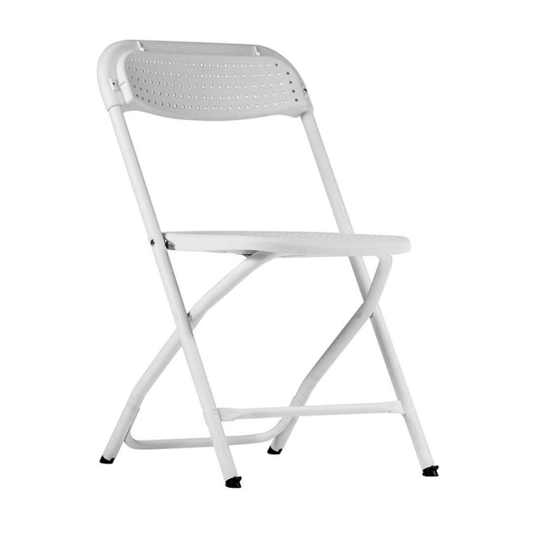 Chair, Big Alex White Heavy Duty