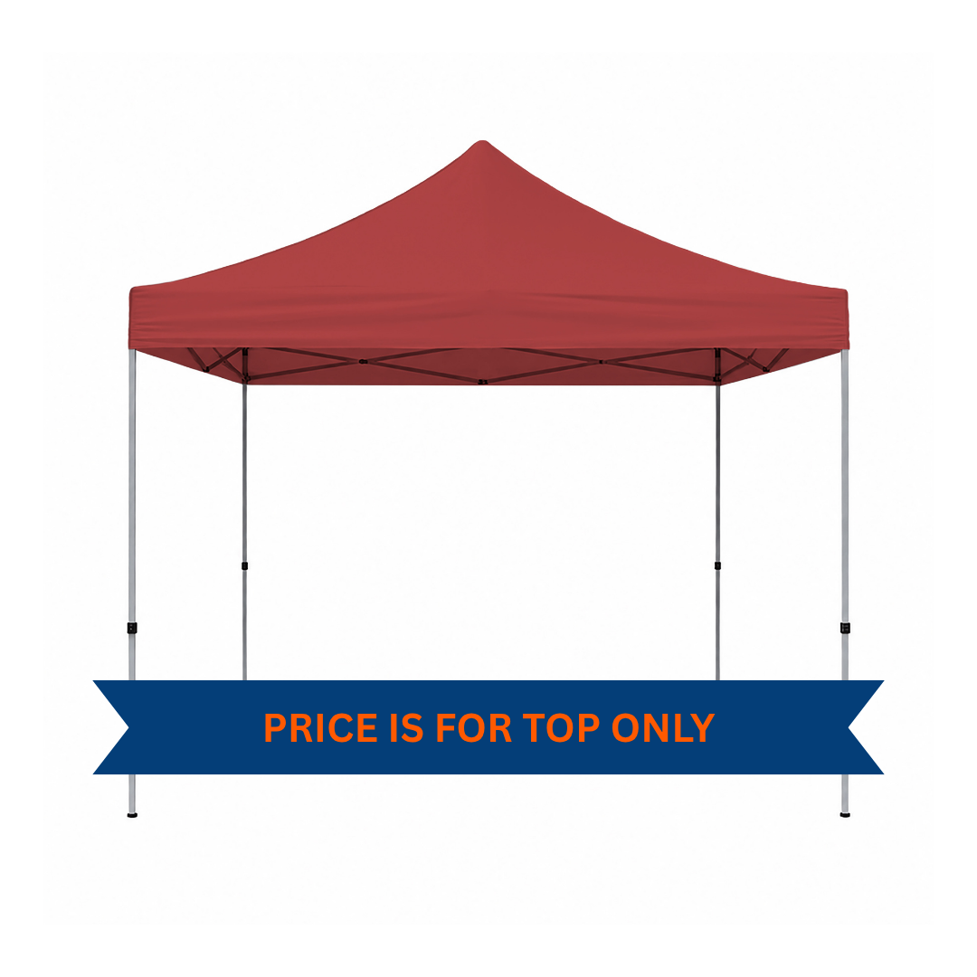 Pop up Top, 10' x 10' Red Hd