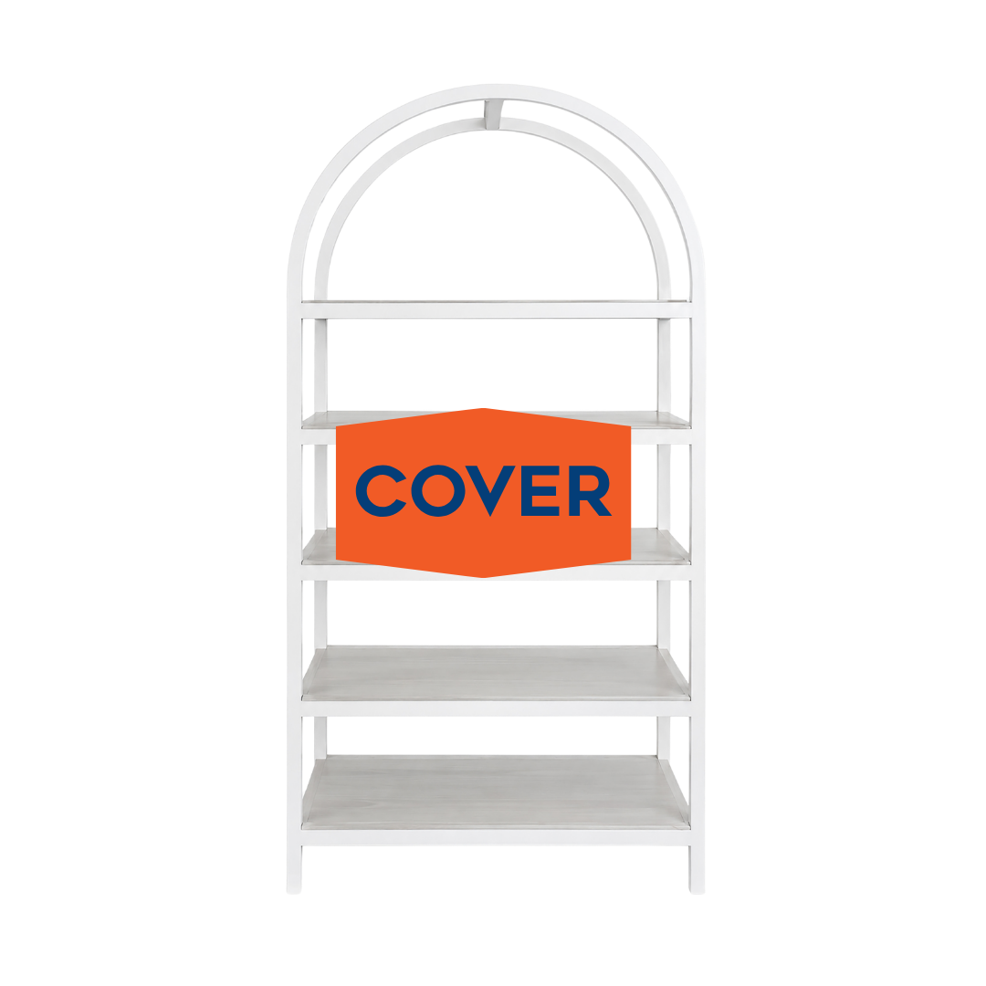 BLACK COVER- ARCHED BAR BACK SHELF