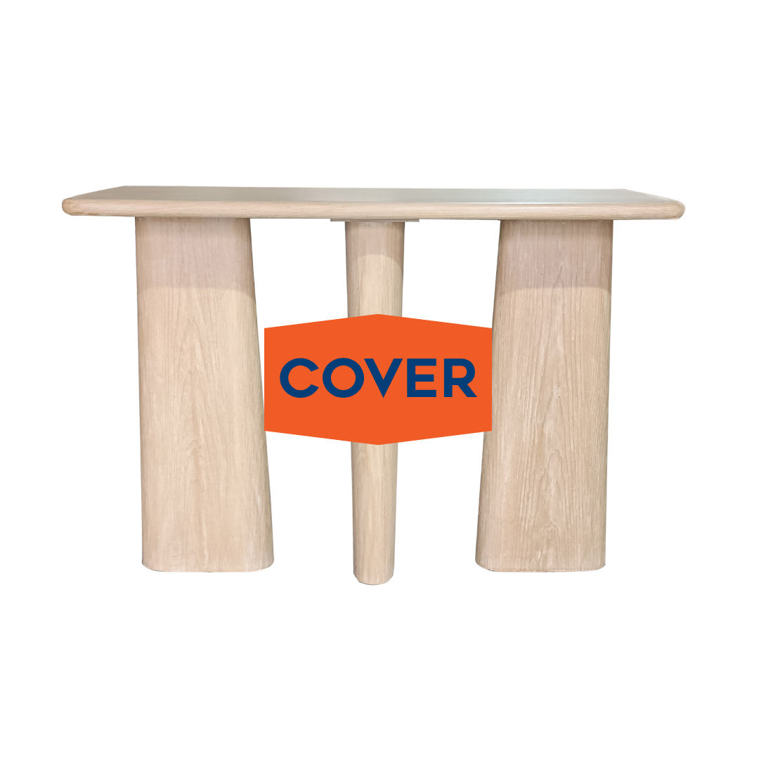 COVER- WOOD CONSOL TABLE