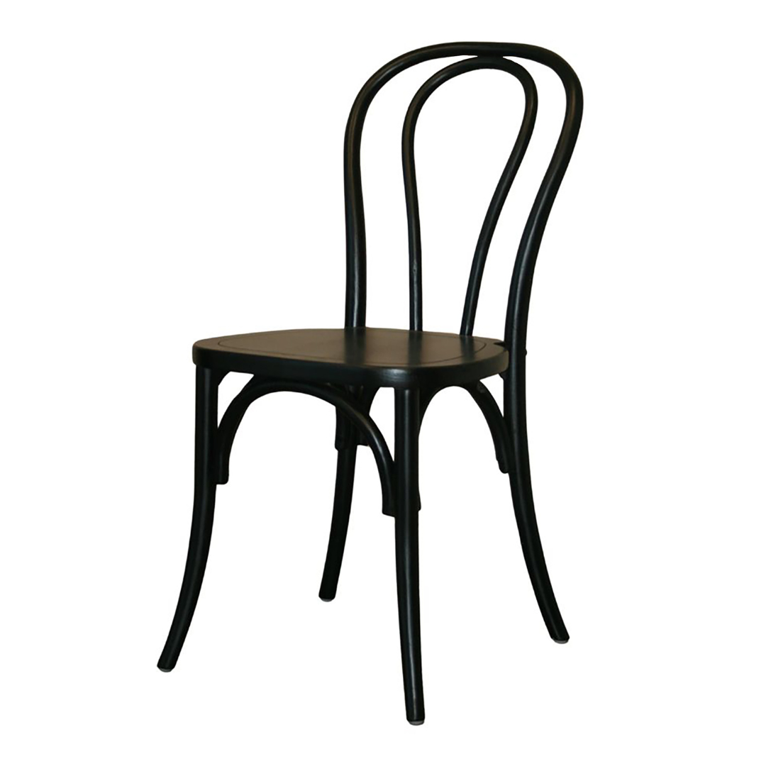 Chair, Bentwood Black Assembled