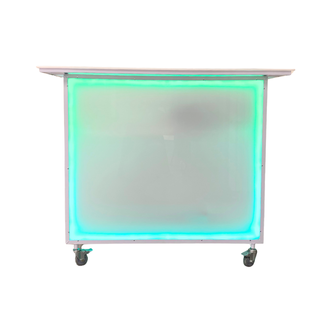 LED Folding Bar with White Frame