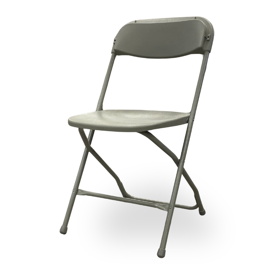 Chair, Folding Medium Grey Seat and Grey Frame Pro Series