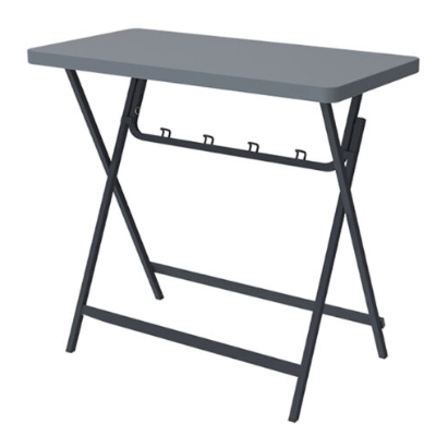 Zown Folding Table, Cocktail-L120 24" x 48" x 43.3" H