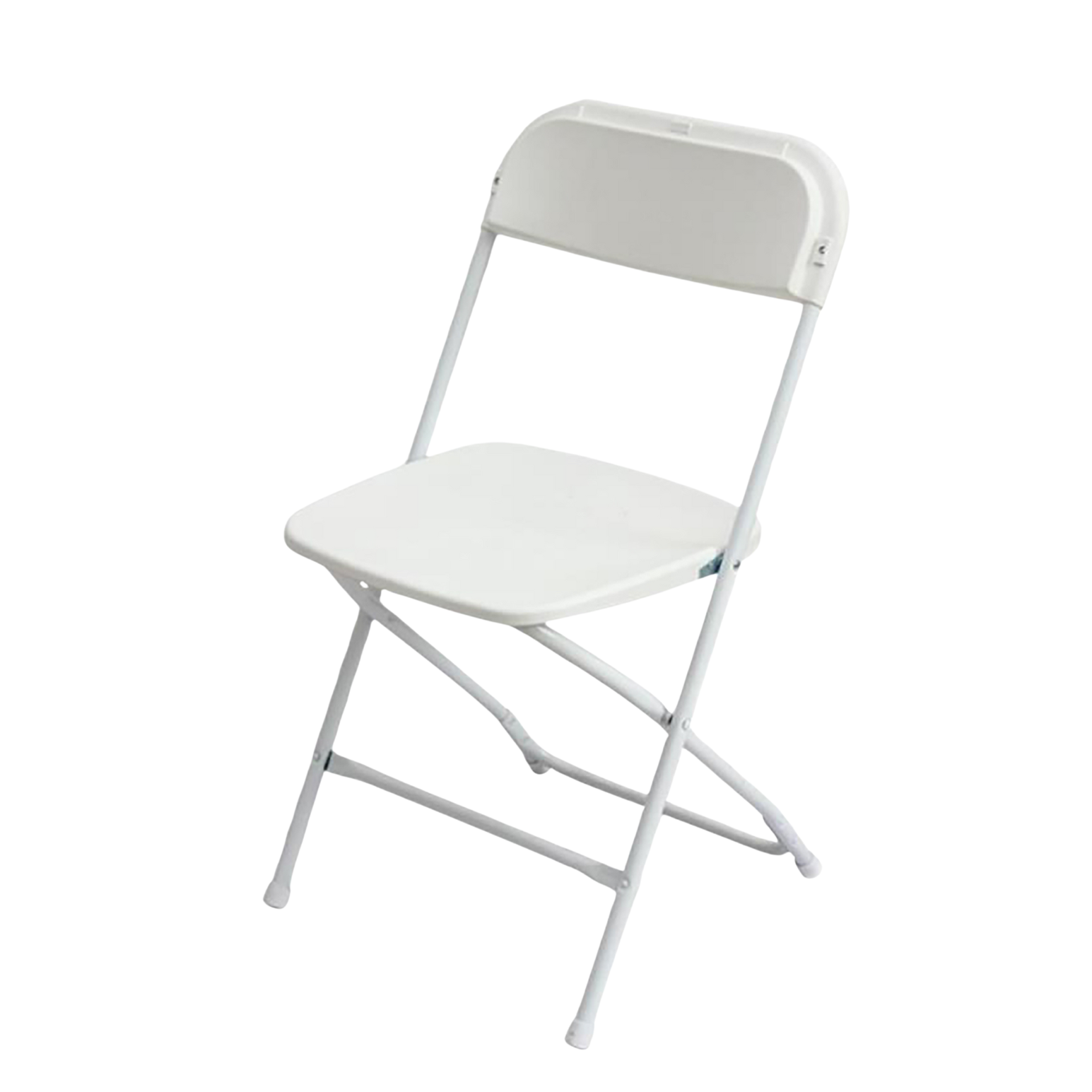 Chair, Folding Snow White Seat & White Frame Pro Series