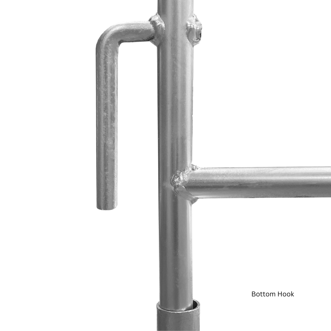 Galvanized Fence Panel, 90" L X 43" H