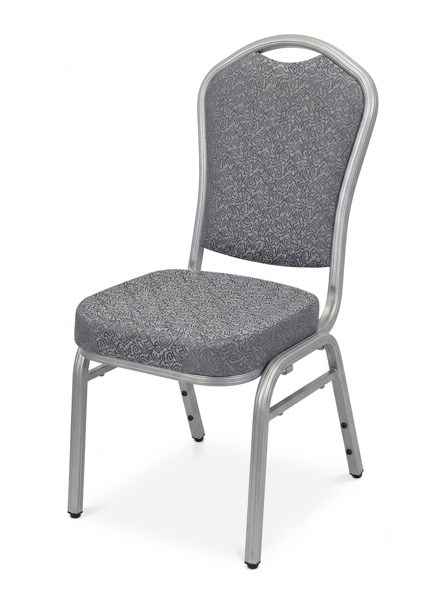Chair, Banquet Tyrone Grey Silver
