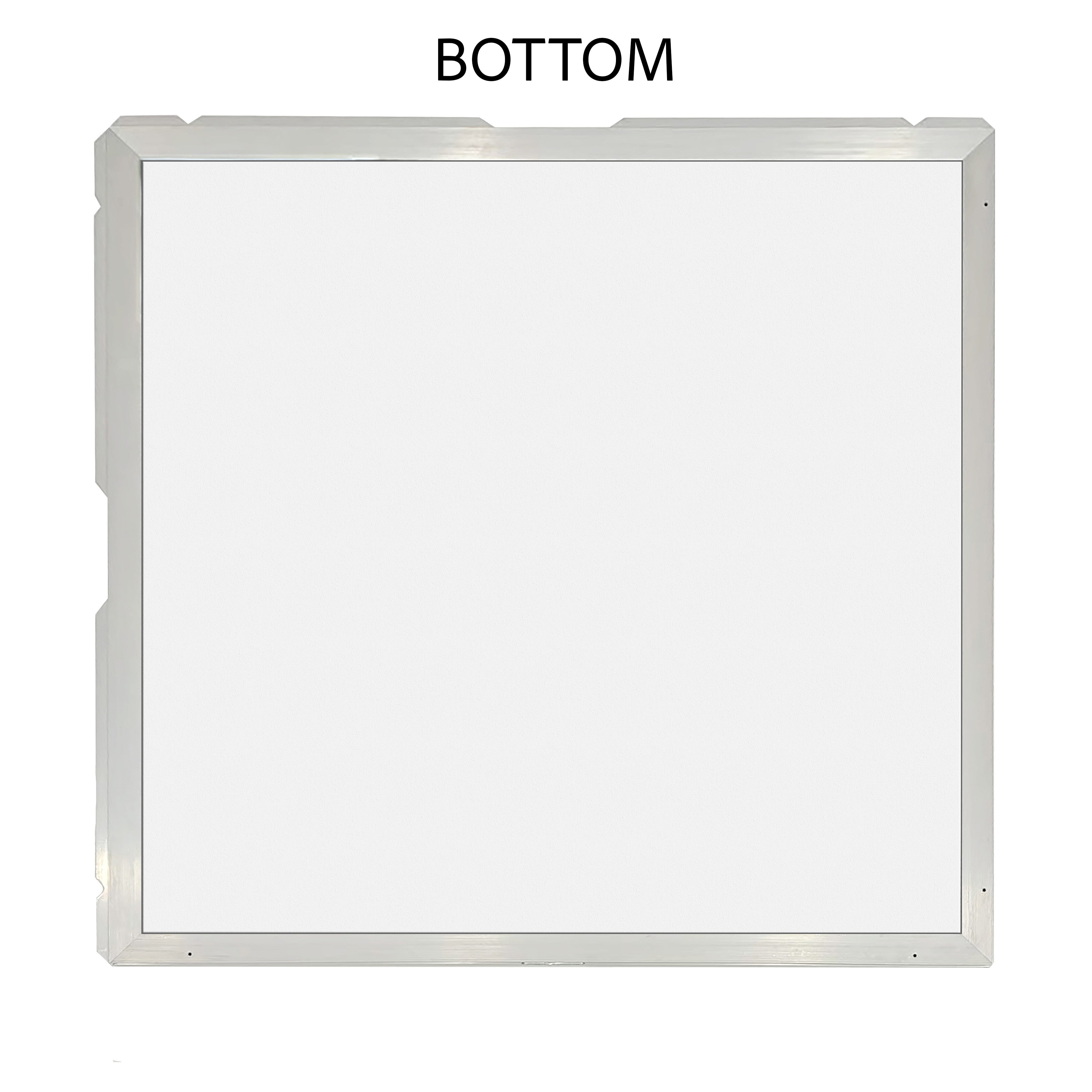 White stone DancePro event dance floor tile. bottom side