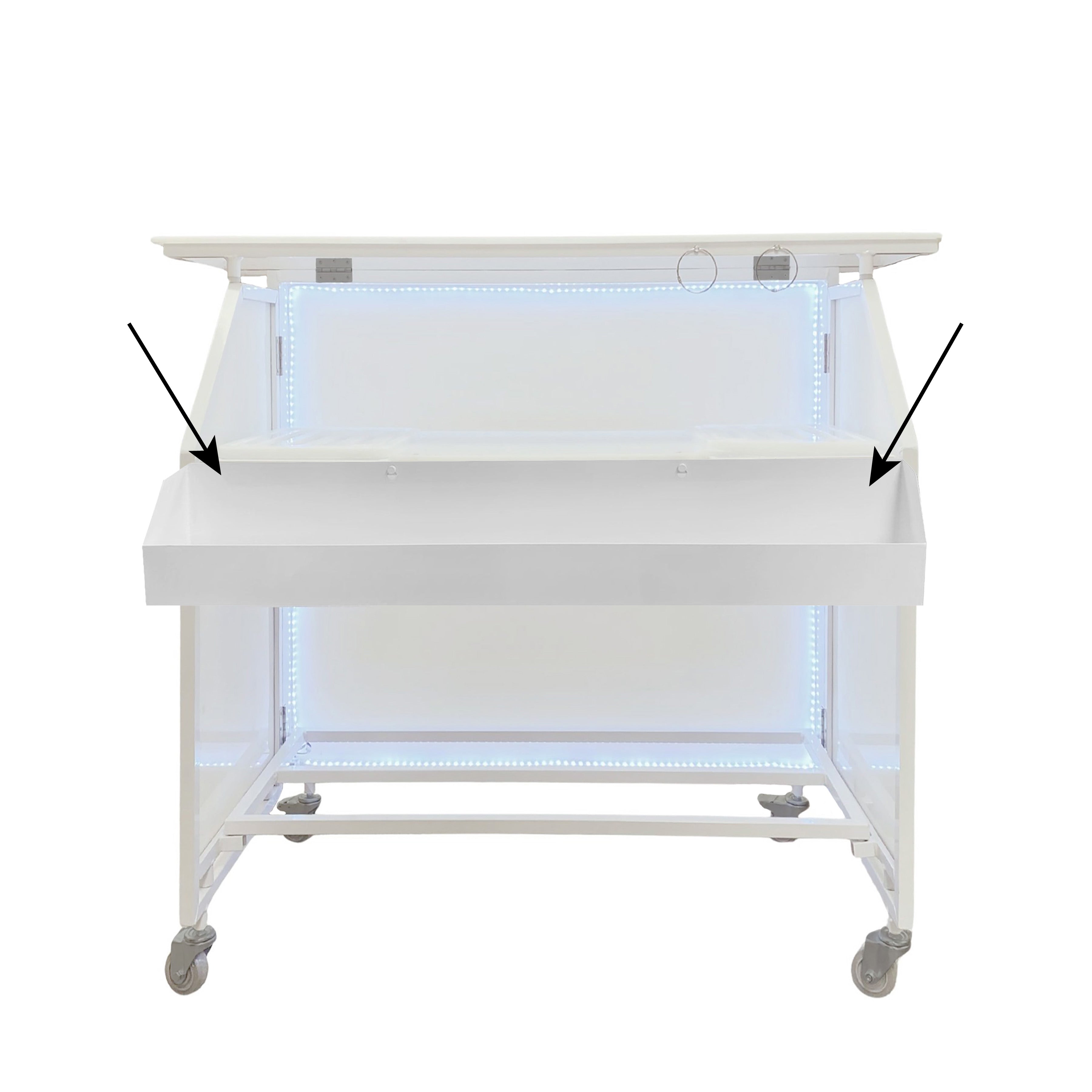 Rail For LED Folding Bar, White