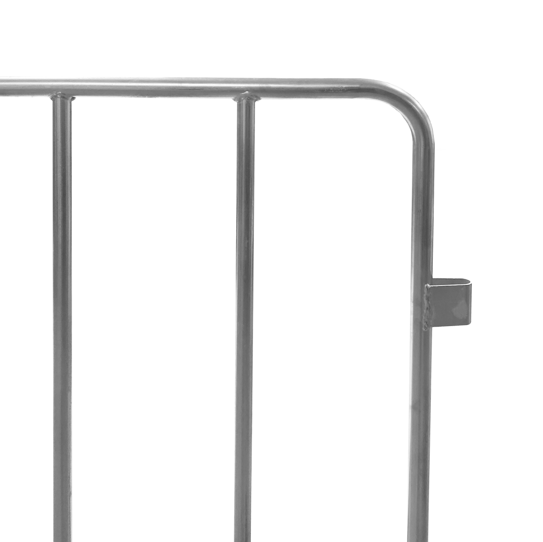 Galvanized Fence Panel, 90" L X 43" H