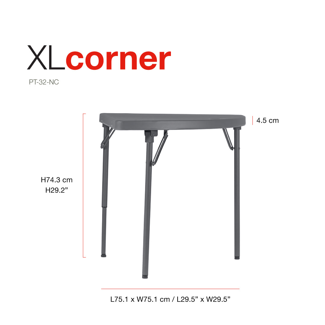 Zown Table, XL Corner (30" Corner Round)