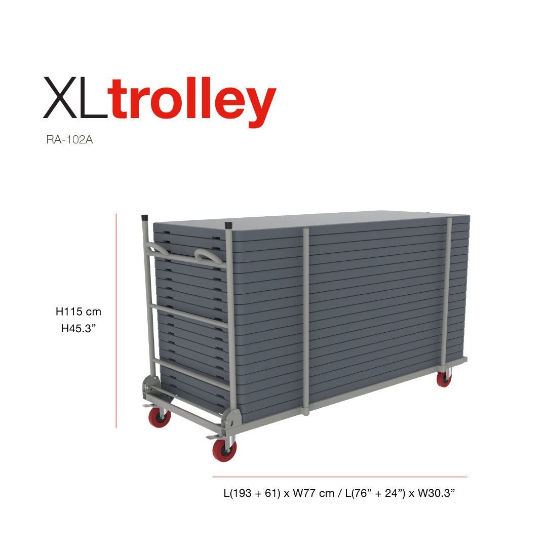 Trolley, XL Trolley (30" Tables)