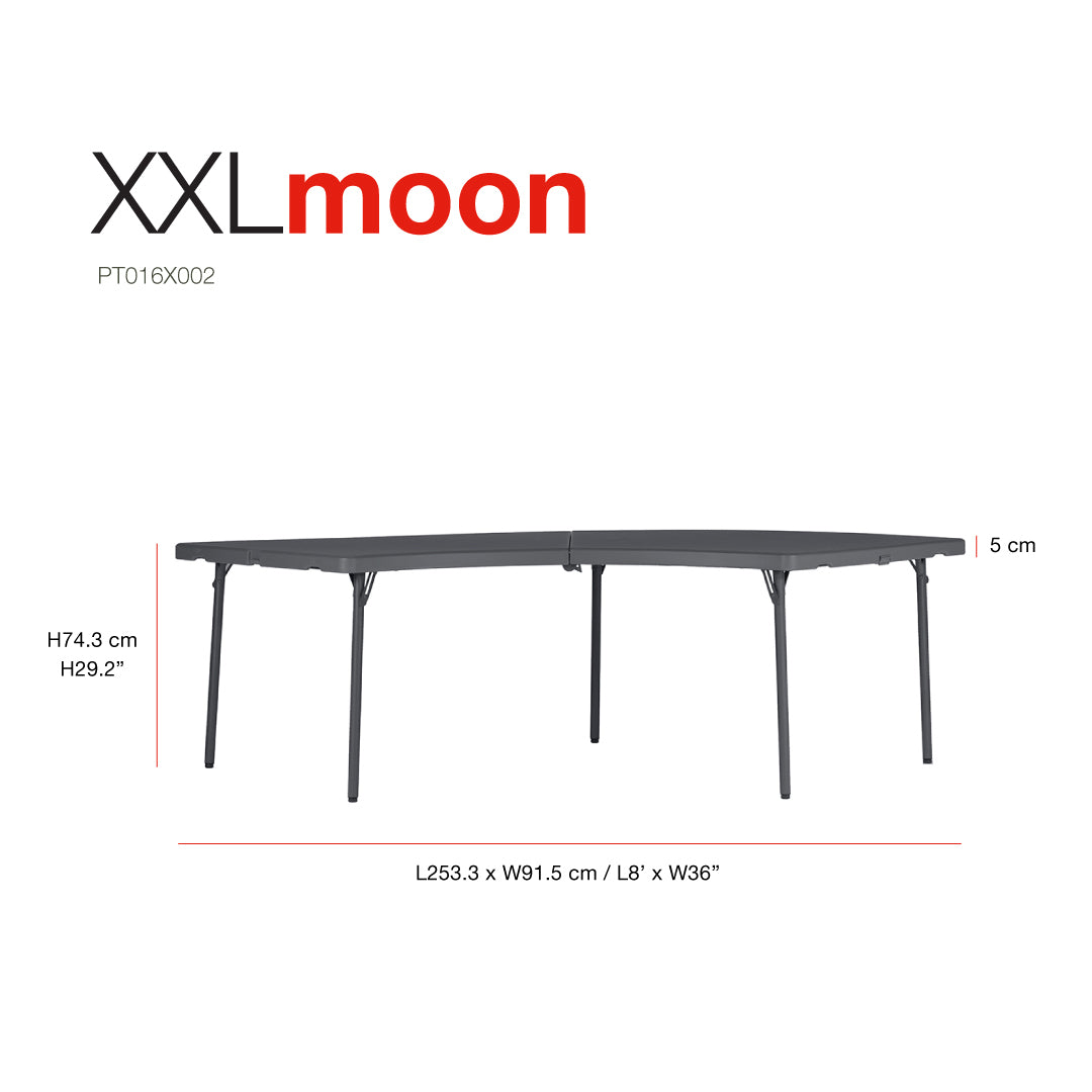 Zown Table XXLmoon (36" Serpentine) NC