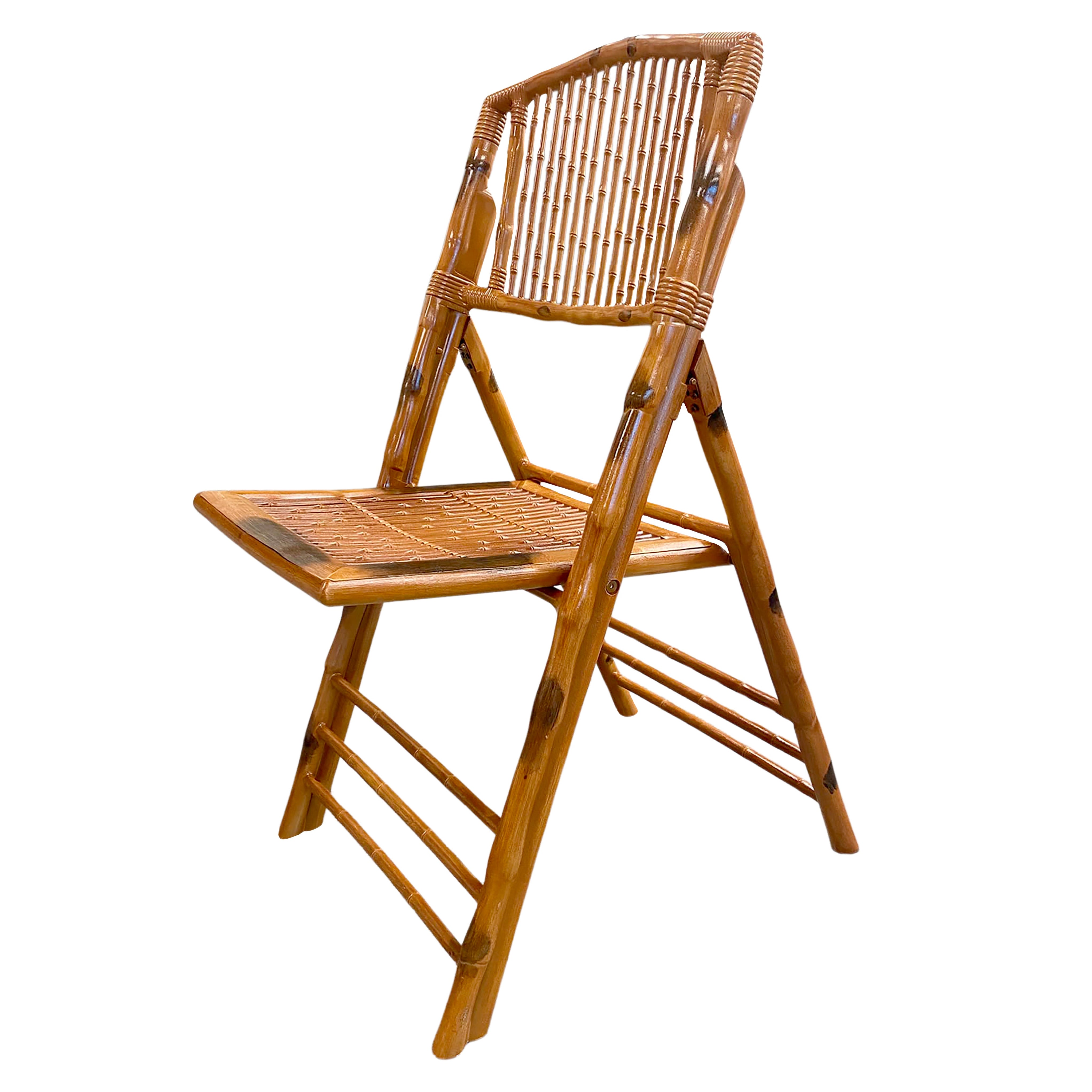 Chair, Bamboo Resin Folding